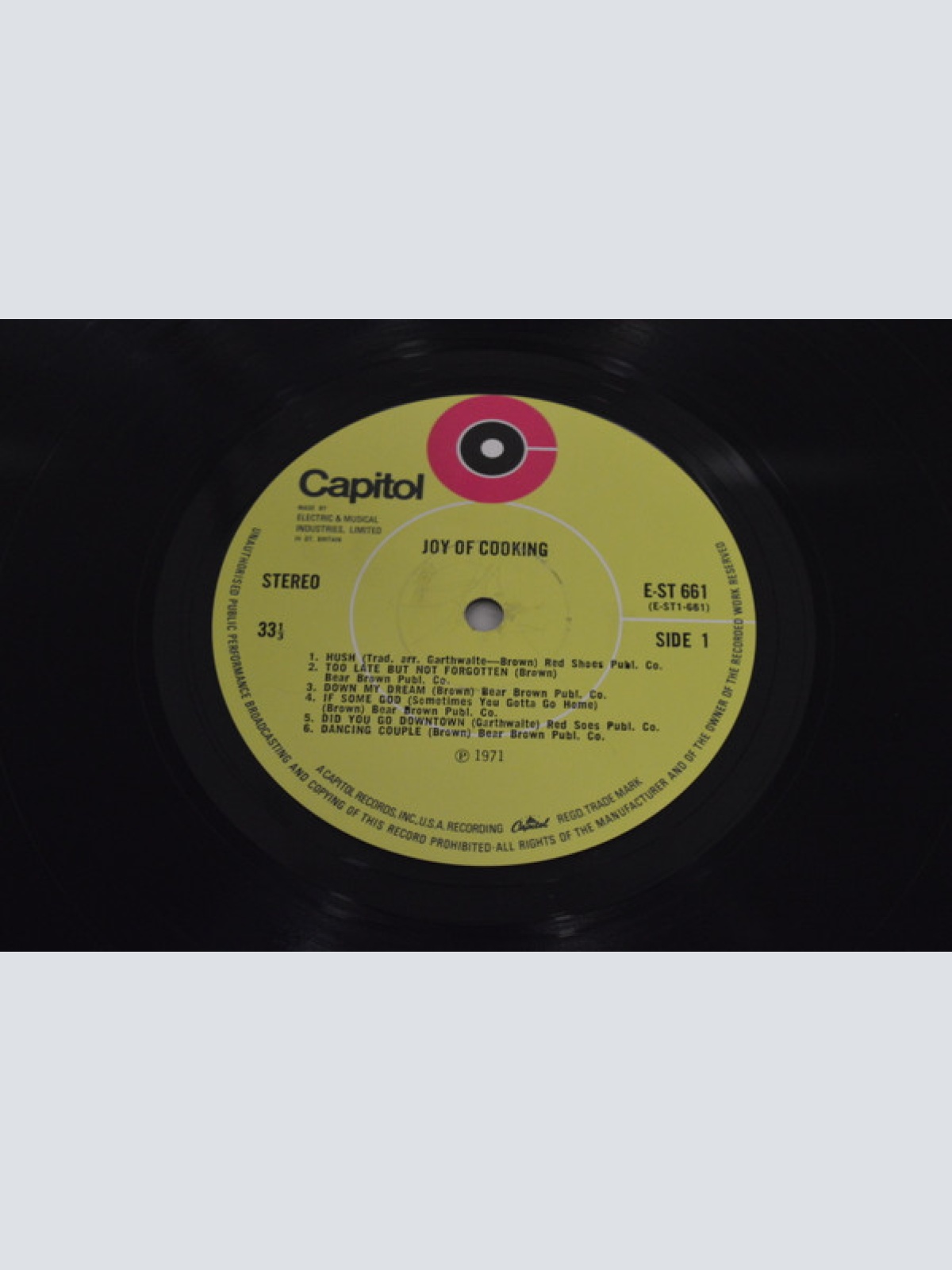 Vinyl / Joy Of Cooking - Joy Of Cooking