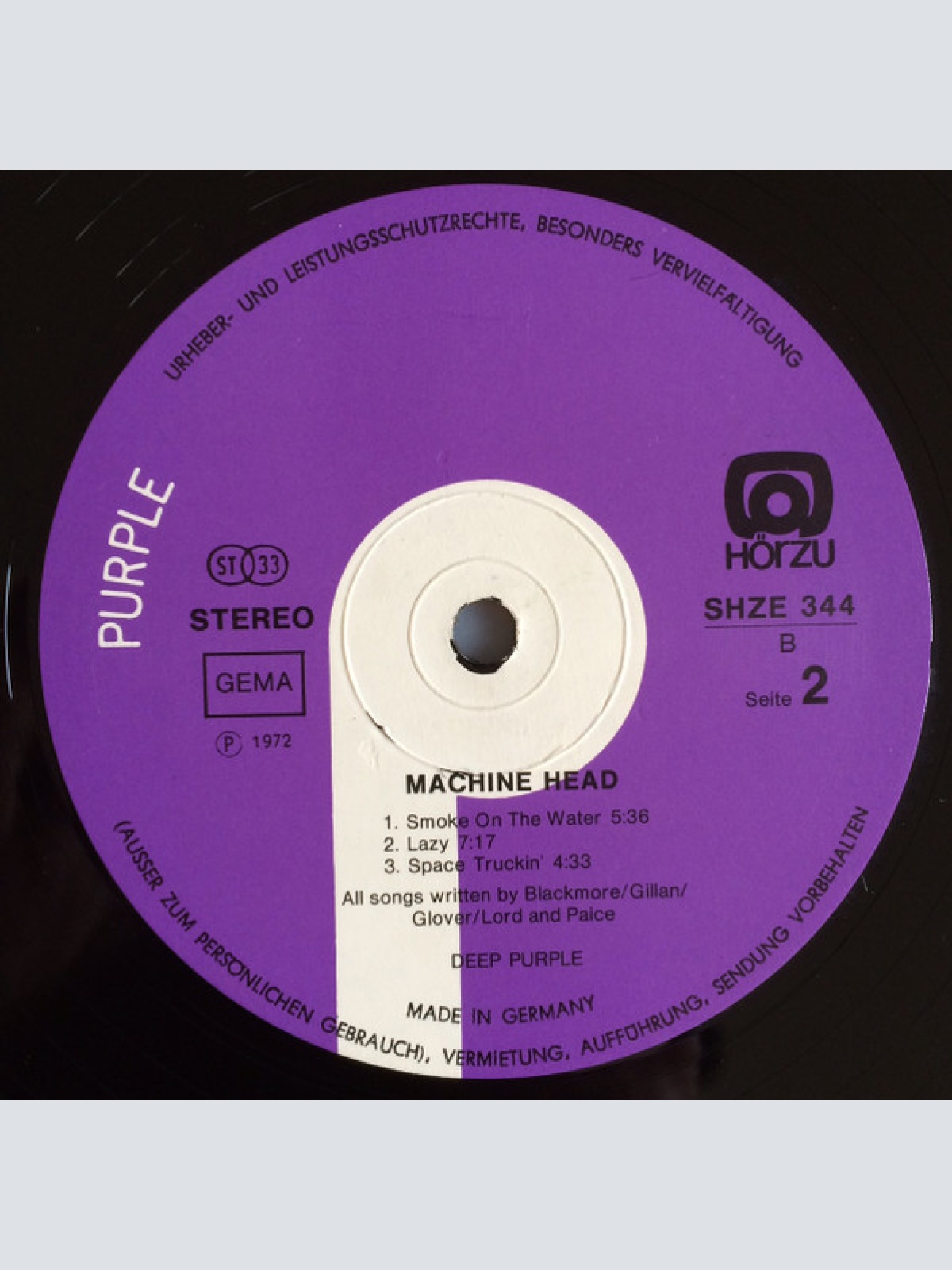 Vinyl / Deep Purple - Machine Head