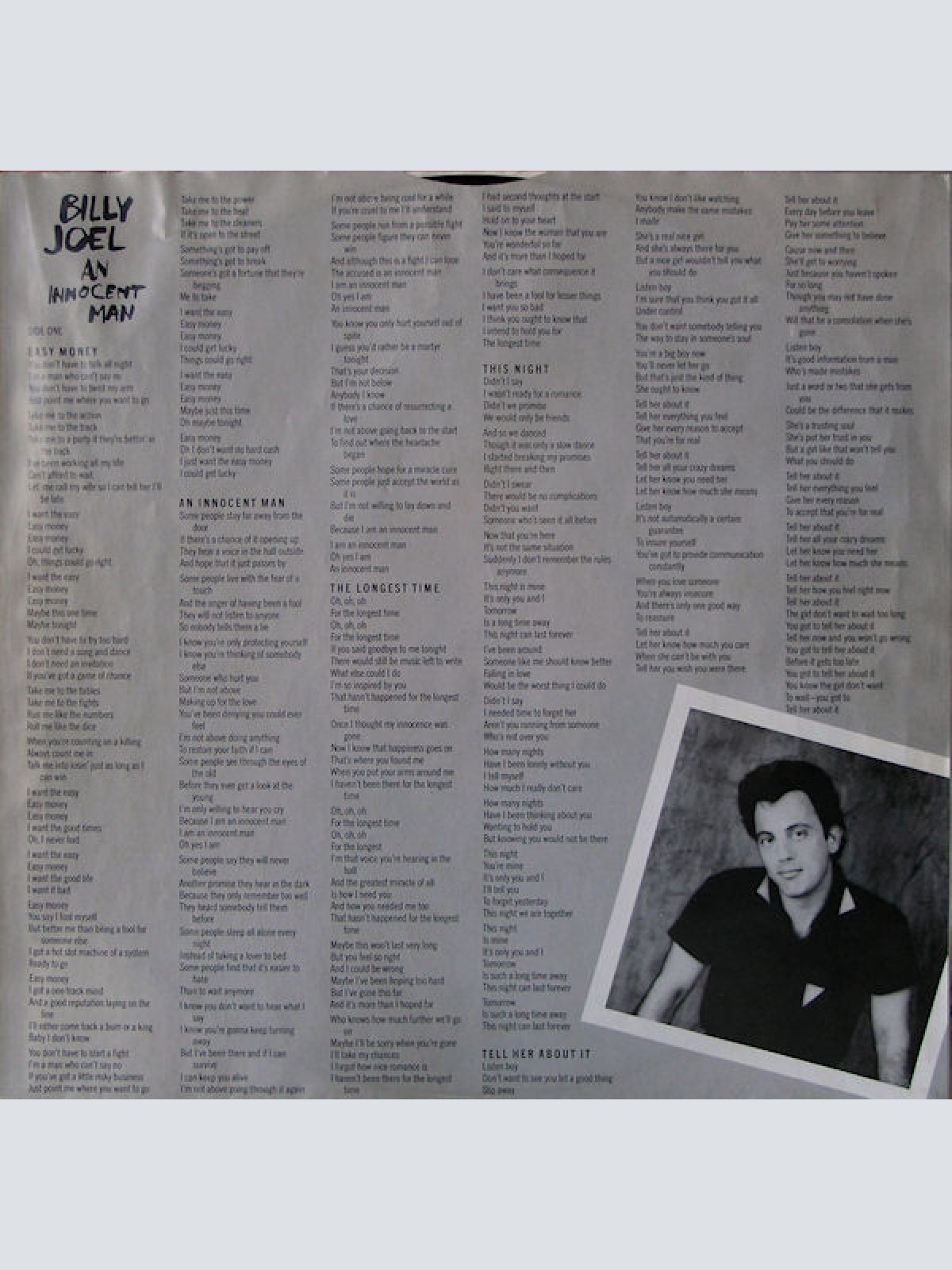 Vinyl / Billy Joel - An Innocent Man
