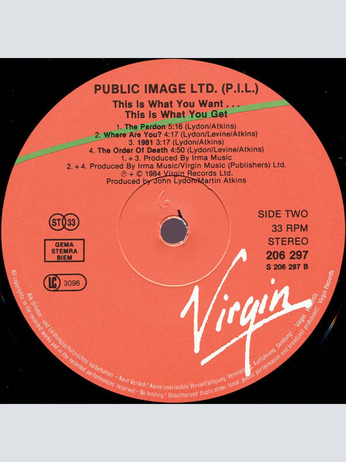 Vinyl / Public Image Ltd.* - This Is What You Want... This Is What You Get