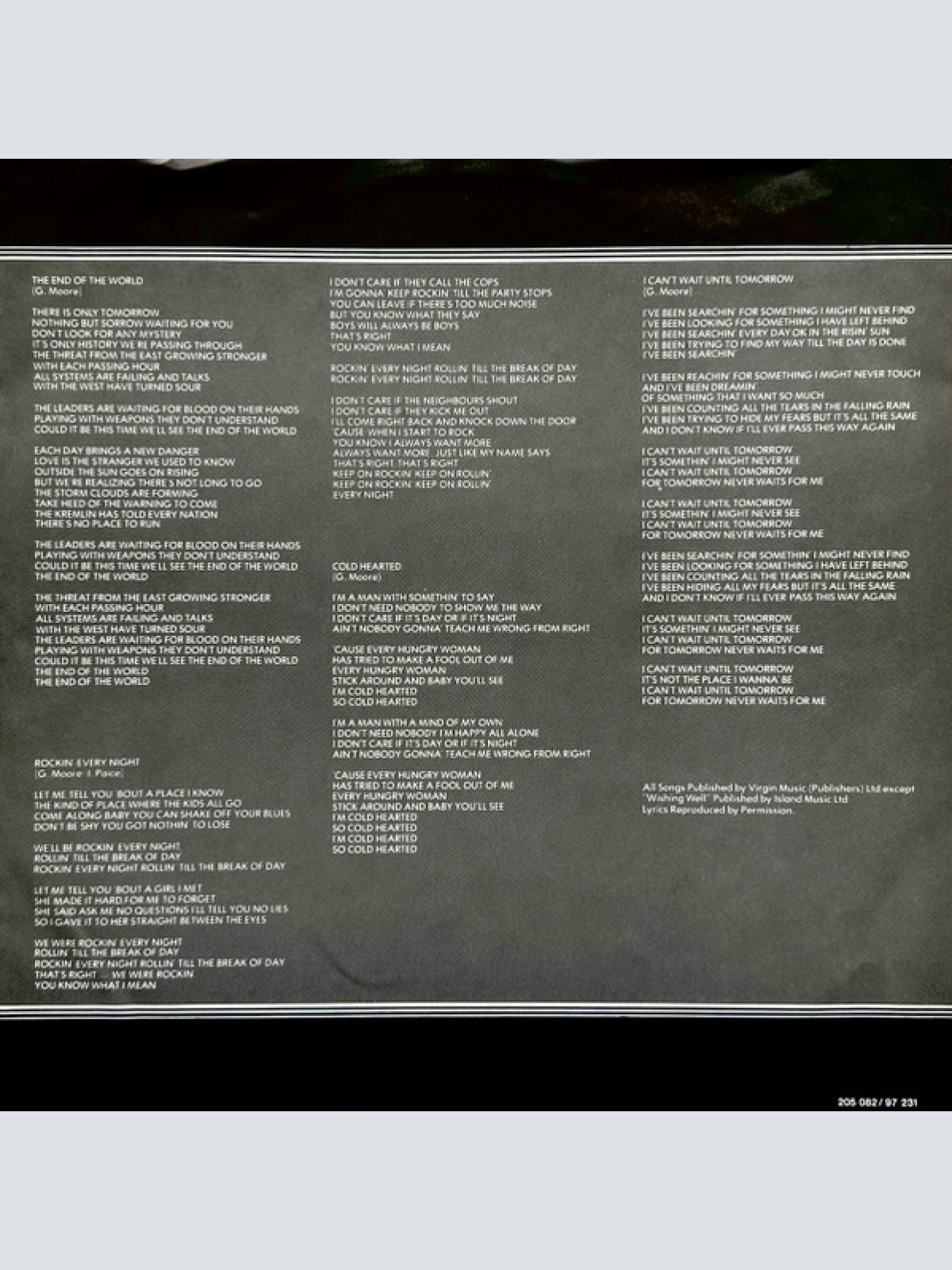 Vinyl / Gary Moore - Corridors Of Power