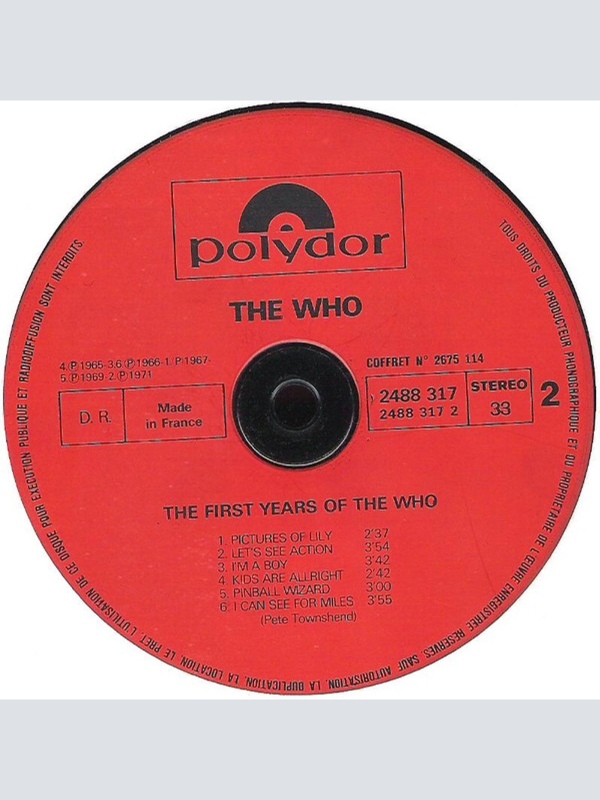 Vinyl / The Who - The Best Of The Last Ten Years / '64 - '74