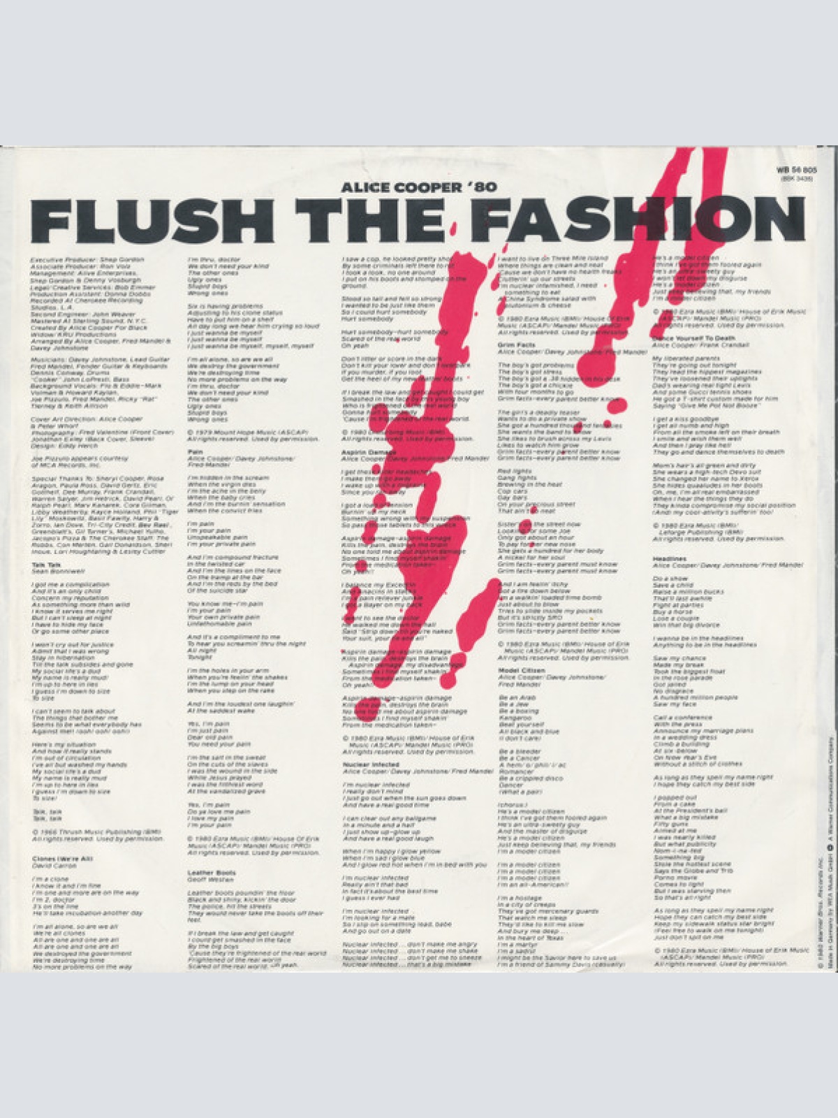 Vinyl / Alice Cooper (2) - Flush The Fashion