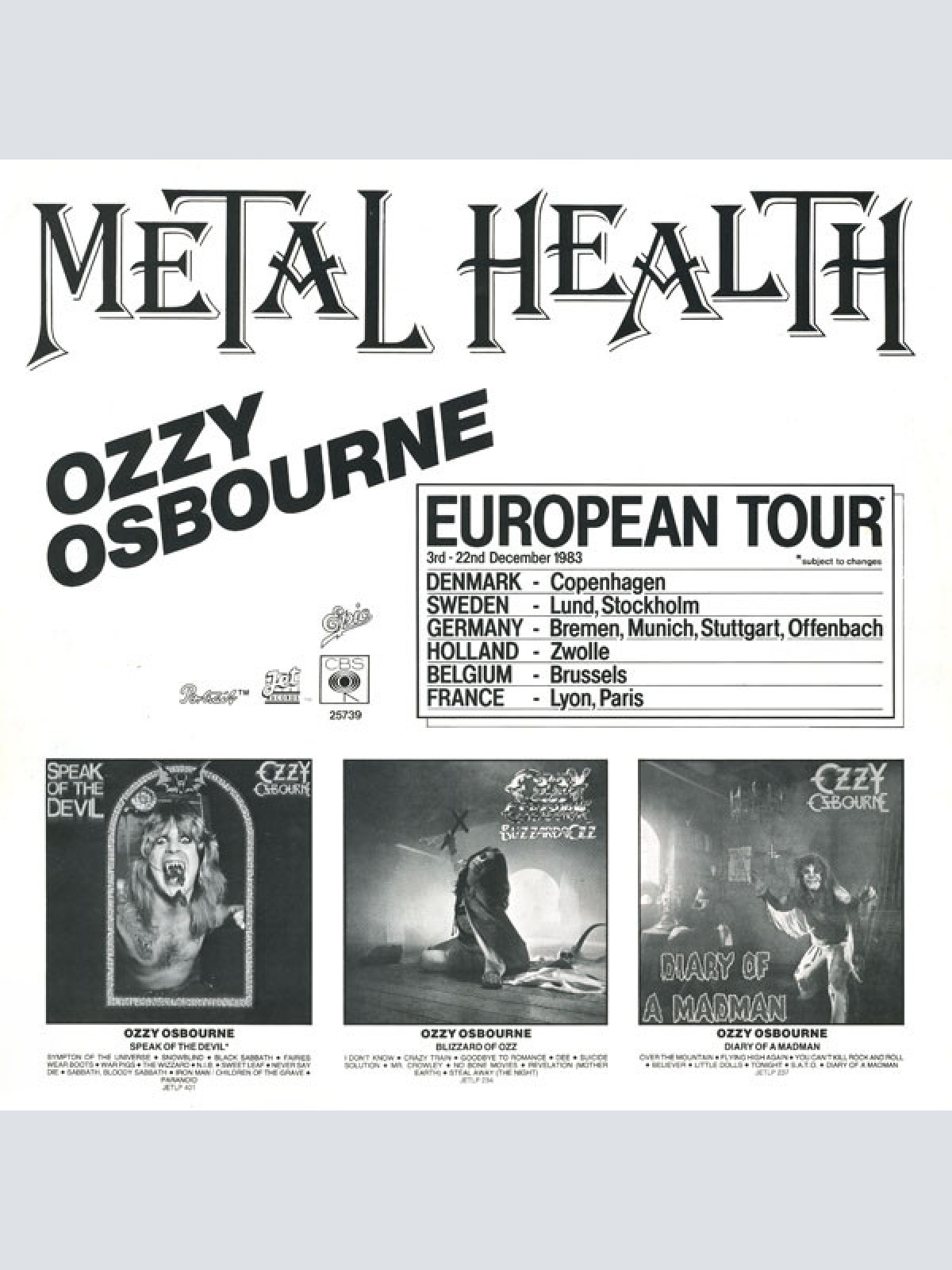 Vinyl / Ozzy Osbourne - Bark At The Moon