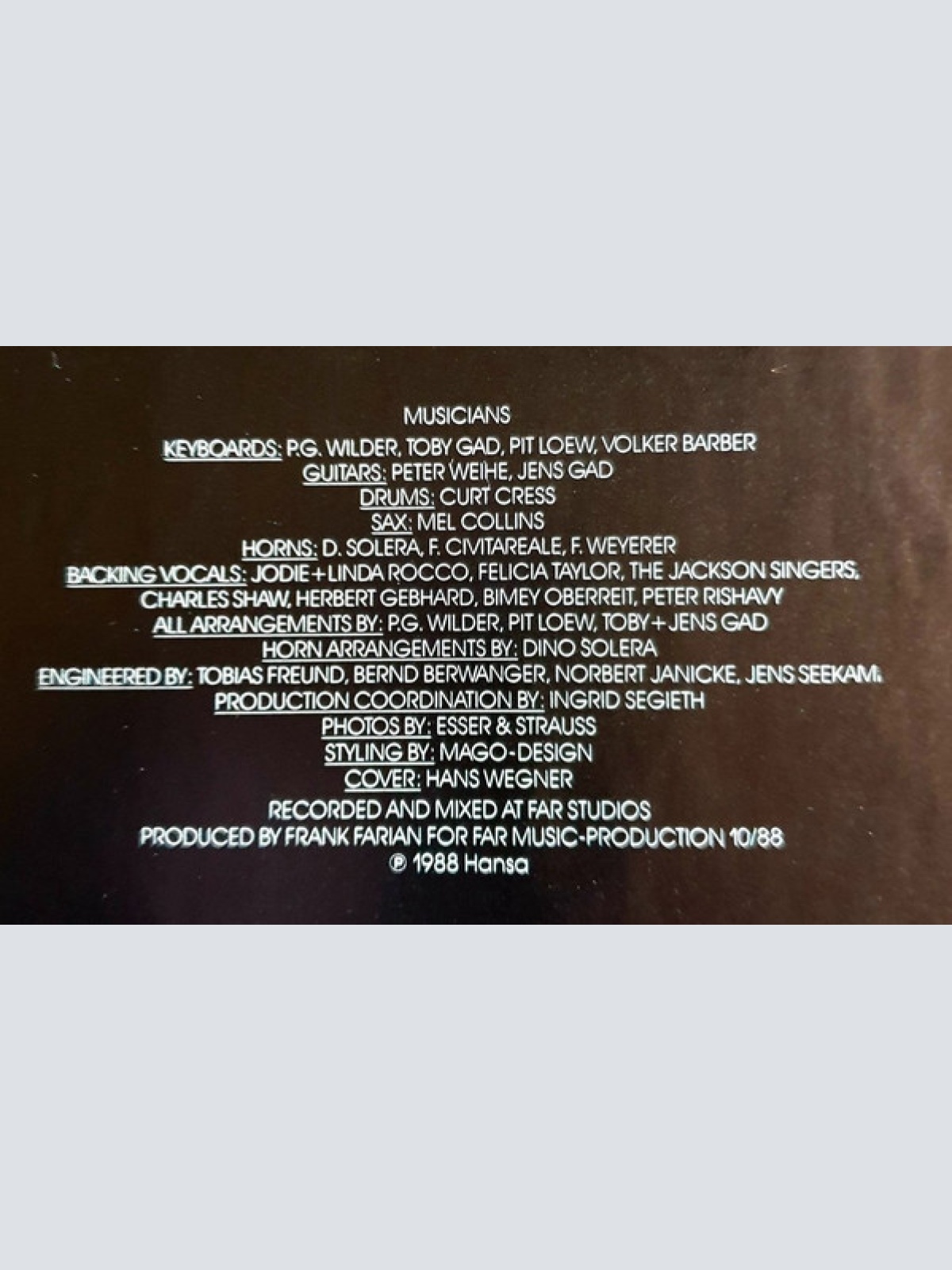 Vinyl / Milli Vanilli - All Or Nothing (The First Album)