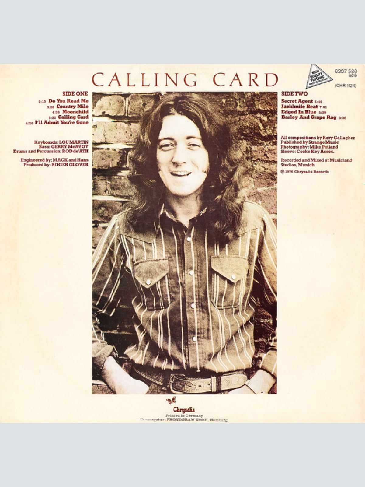 Vinyl / Rory Gallagher - Calling Card