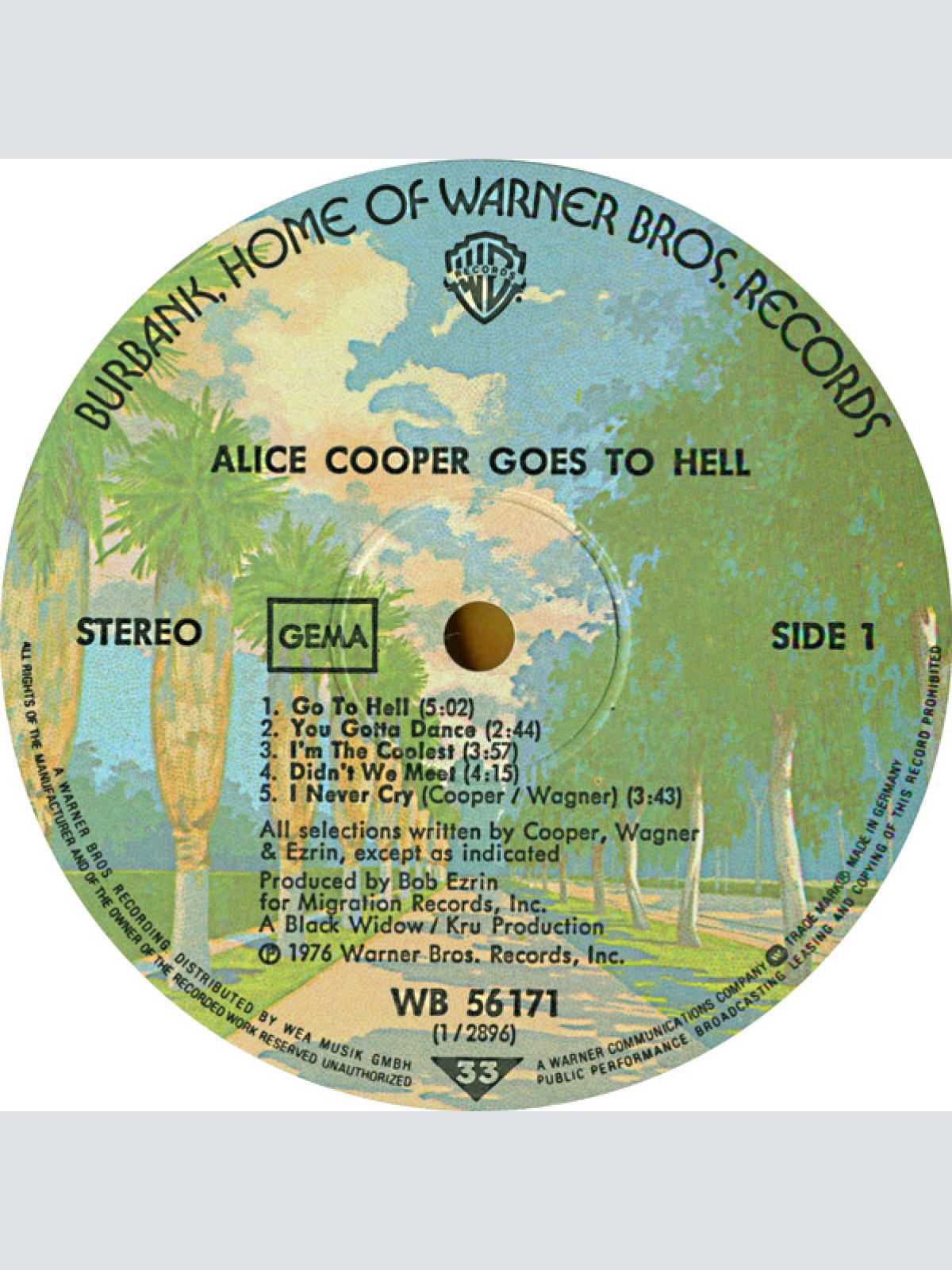 Vinyl / Alice Cooper (2) - Goes To Hell