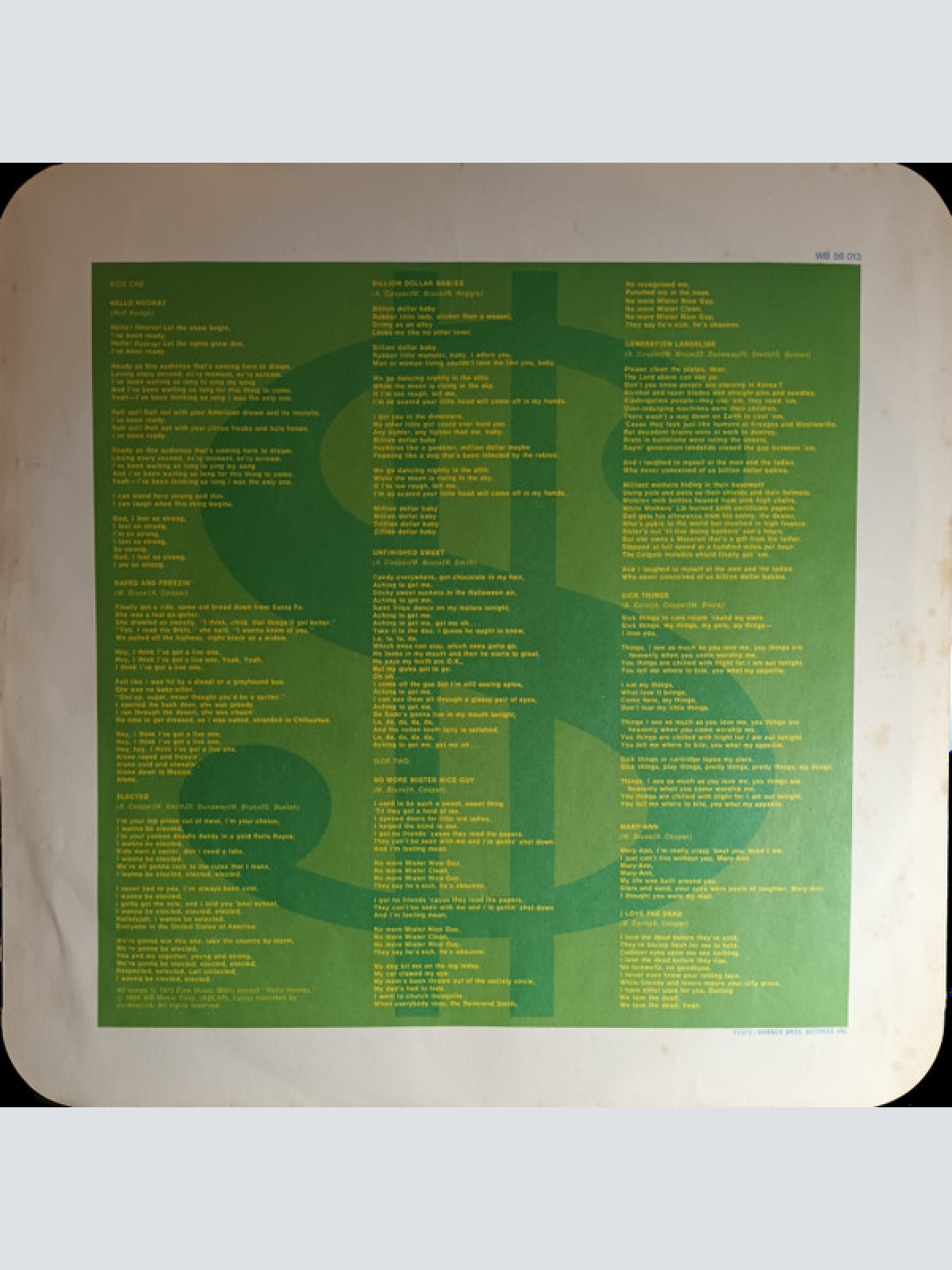 Vinyl / Alice Cooper - Billion Dollar Babies