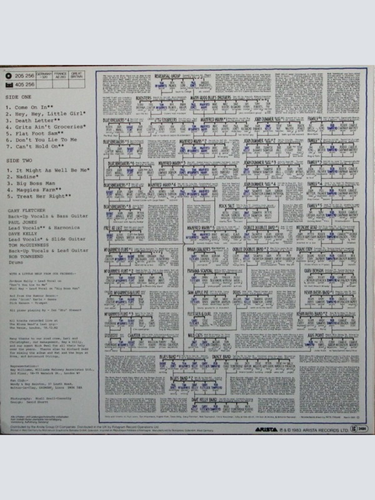 Vinyl / The Blues Band - Bye Bye Blues (The Blues Band Live)