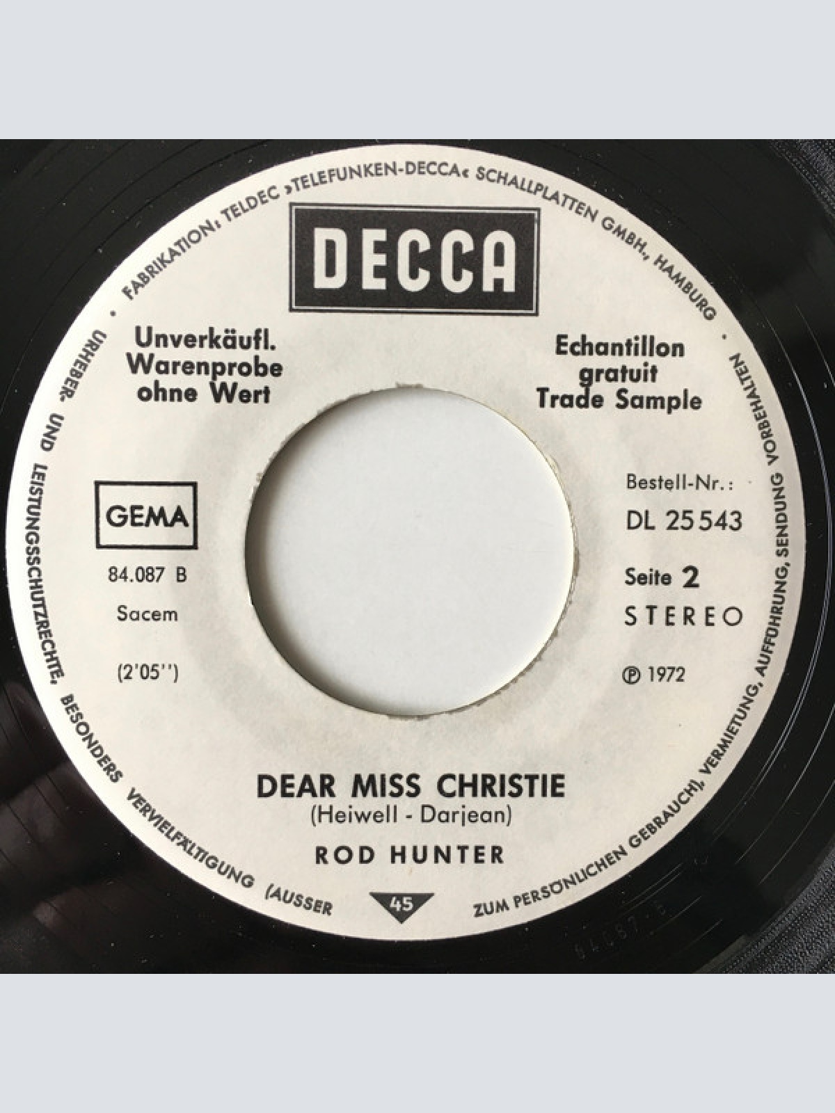 Vinyl / Rod Hunter - Apache