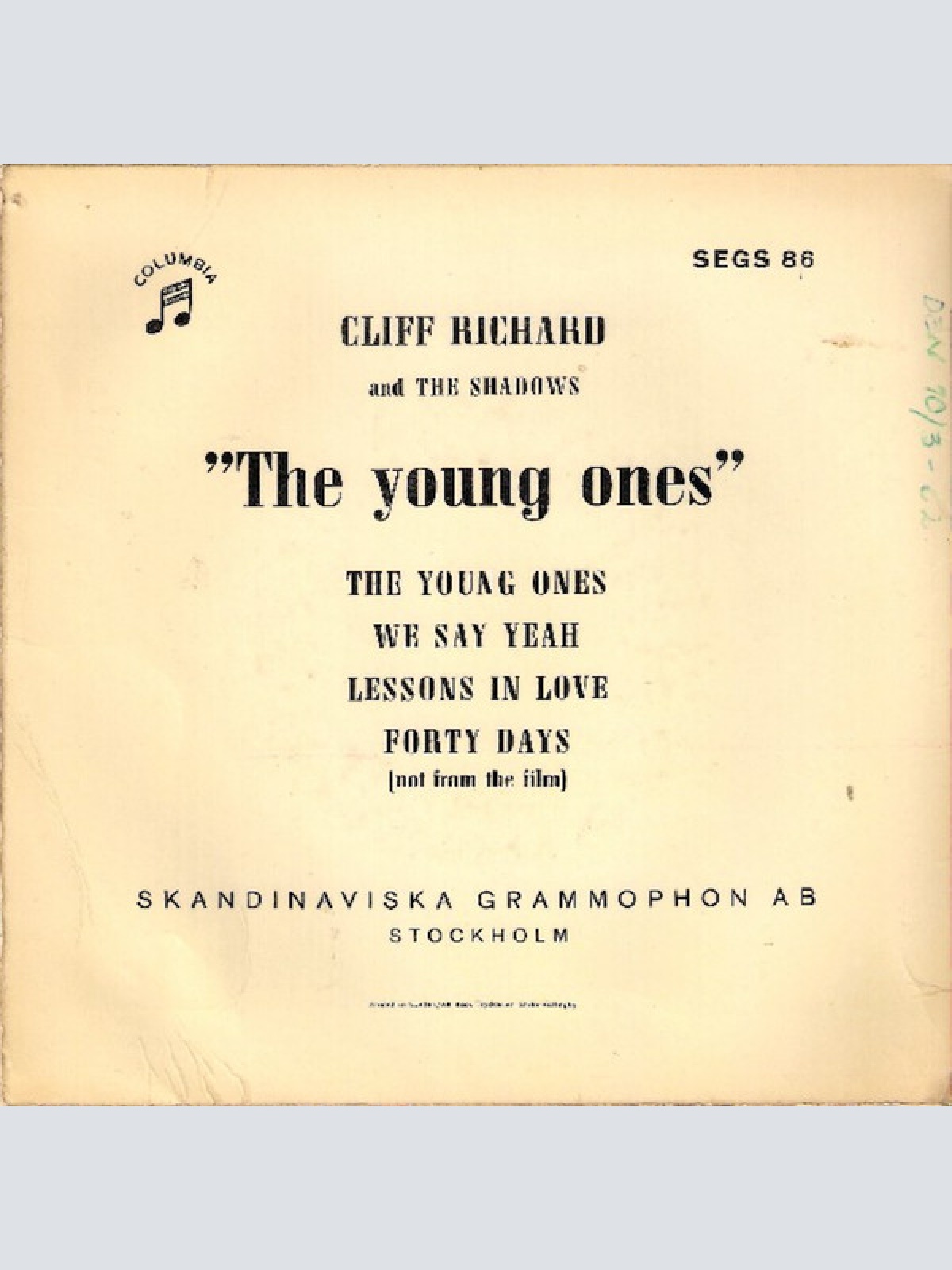 Vinyl / Cliff Richard And The Shadows* - The Young Ones
