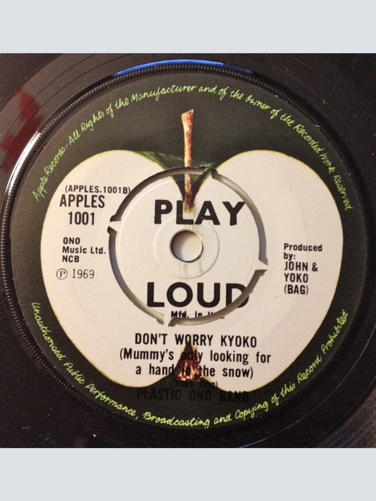 Vinyl / Plastic Ono Band* - Cold Turkey