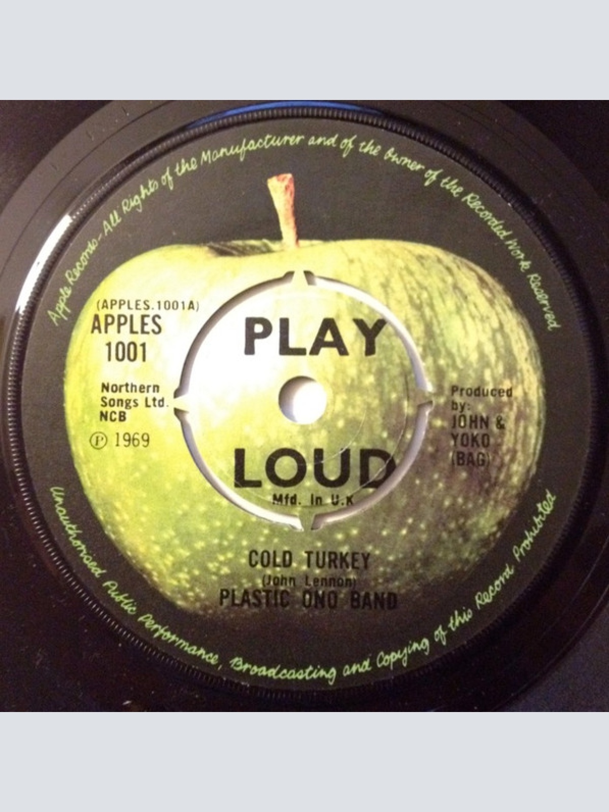 Vinyl / Plastic Ono Band* - Cold Turkey