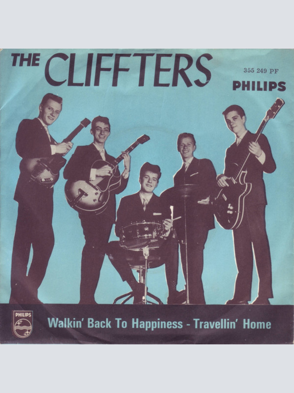 Vinyl / The Cliffters - Walkin' Back To Happiness / Travellin' Home