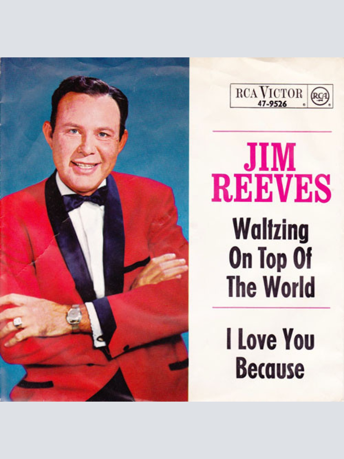 Vinyl / Jim Reeves - I Love You Because / Waltzing On Top Of The World