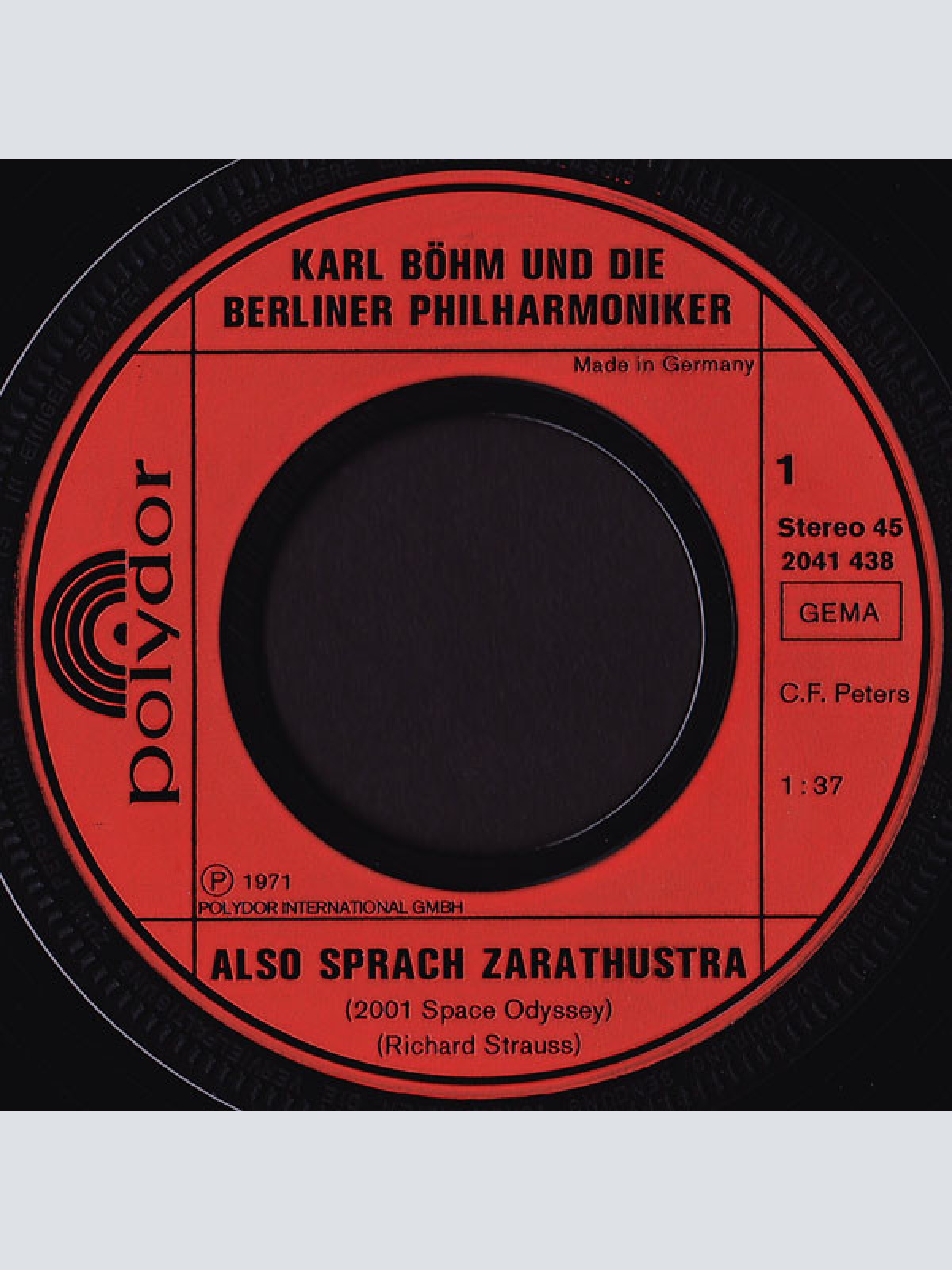 Vinyl / Karl Böhm Und Die Berliner Philharmoniker* / Galactic Light Orchestra* - Also Sprach Zarathustra (2001 Space Odyssey)