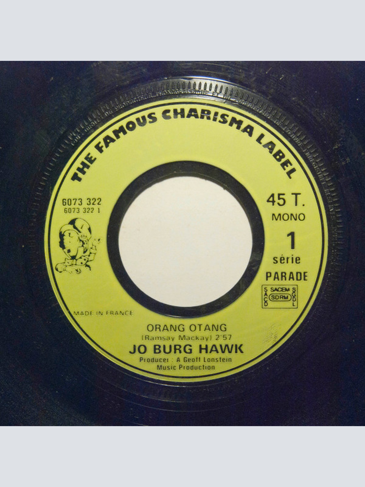Vinyl / Jo Burg Hawk* - Orang Otang