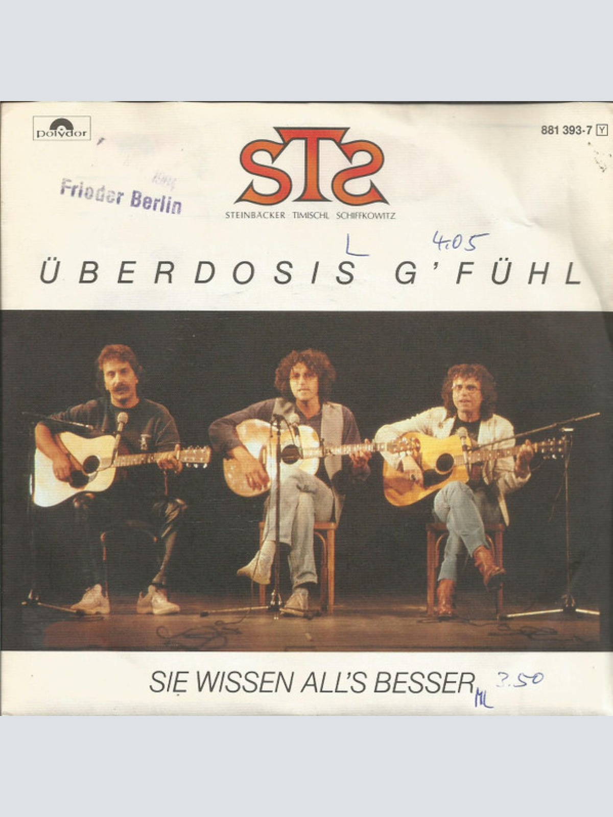 Vinyl / STS (3) - Überdosis G' Fühl