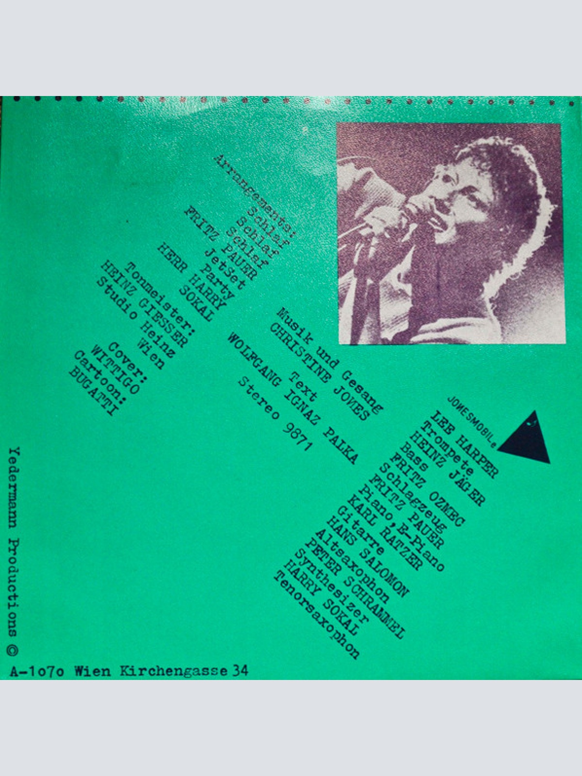 Vinyl / Christine Jones (3) - Schlaf Schlaf Schlaf / Jet Set Party