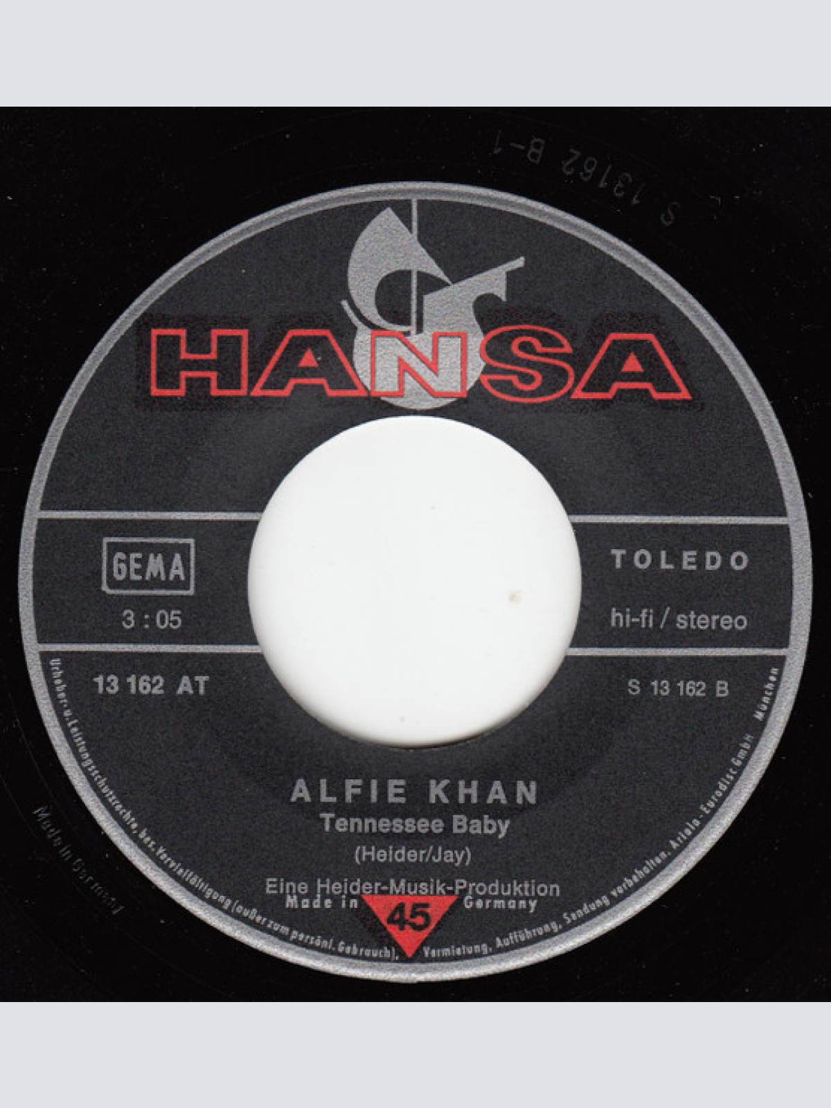 Vinyl / Alfie Khan - Das Werden Schöne Tage