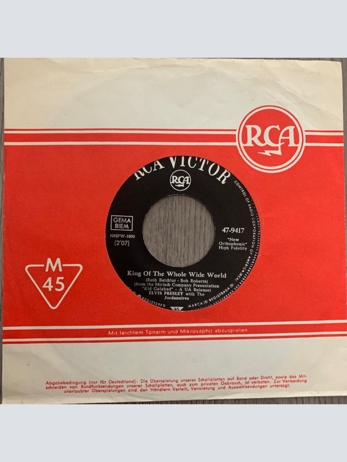 Vinyl / Elvis Presley - King Of The Whole Wide World