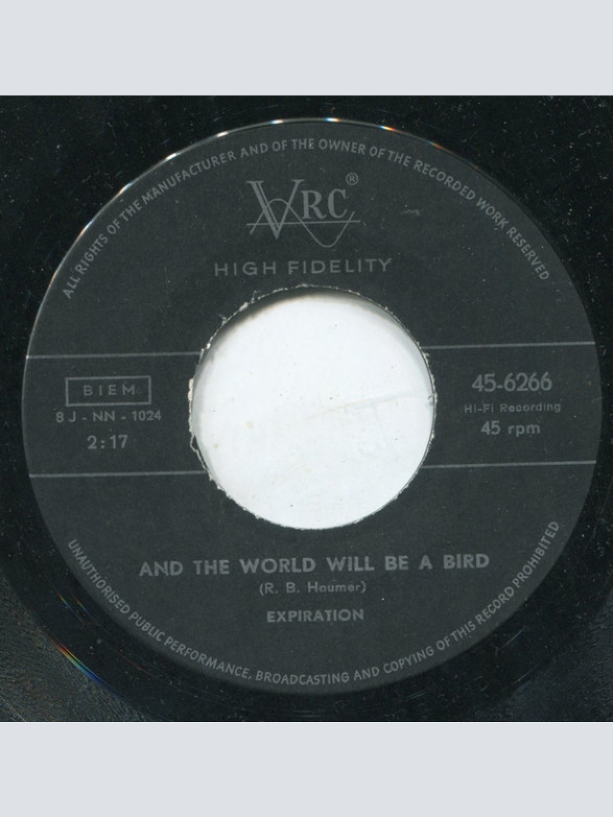 Vinyl / Expiration (2) - It Wasn't Right / And The World Will Be A Bird