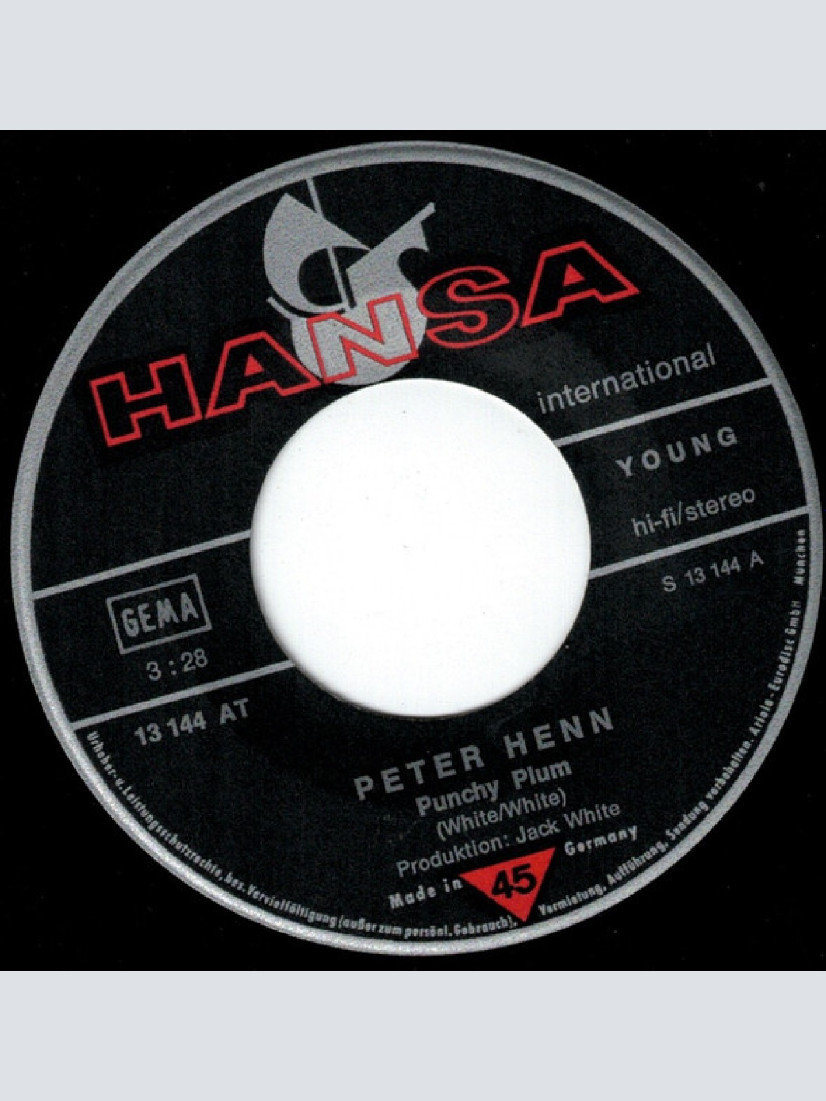 Vinyl / Peter Henn - Punchy Plum / Sweet Romance