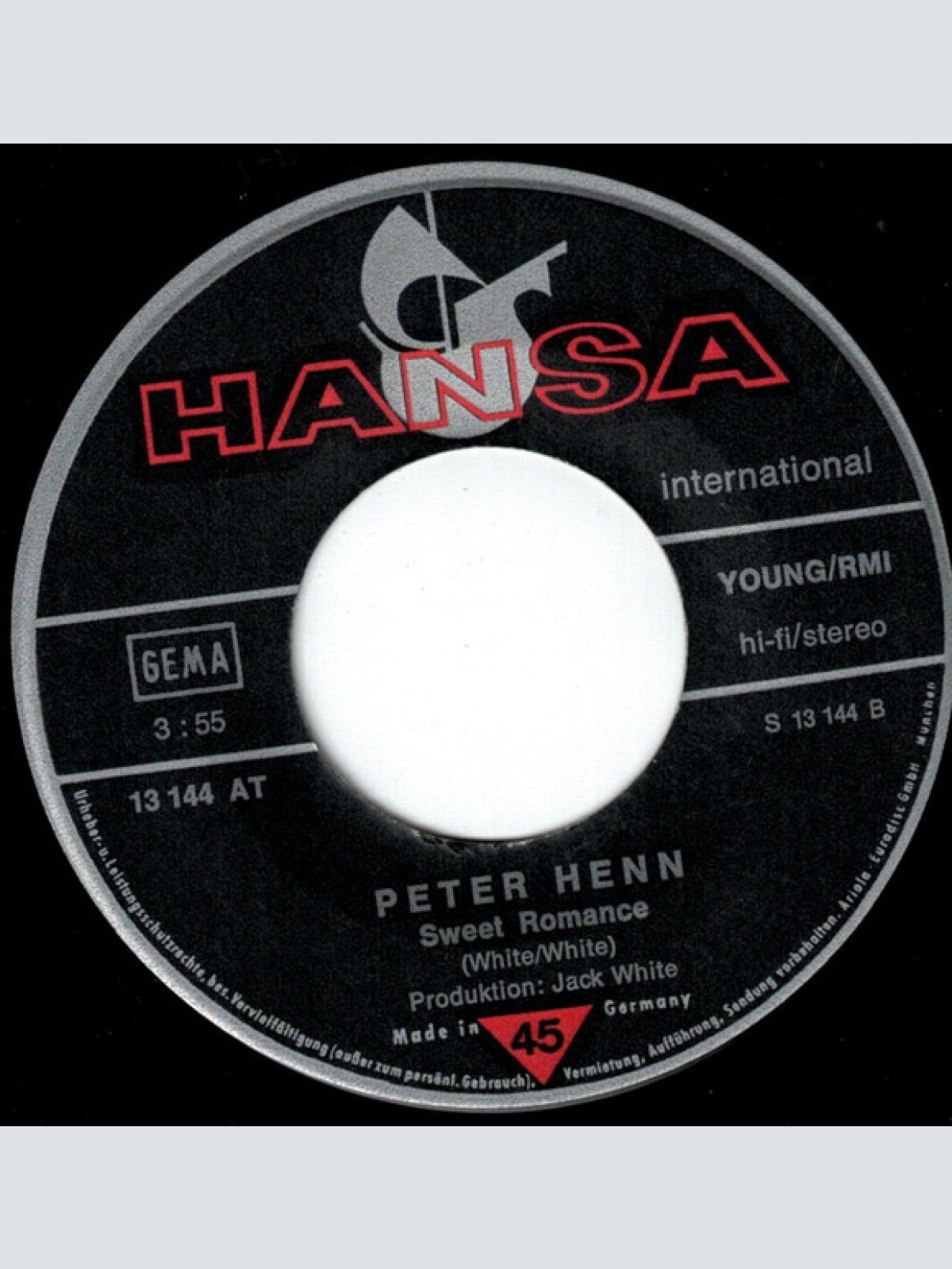 Vinyl / Peter Henn - Punchy Plum / Sweet Romance