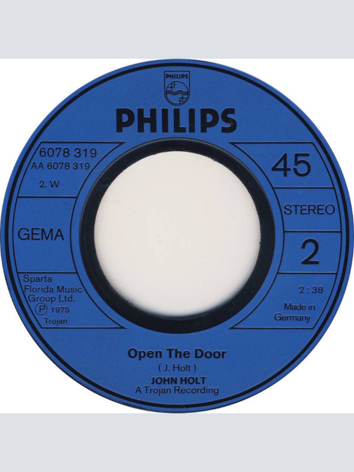 Vinyl / John Holt - You Baby / Open The Door