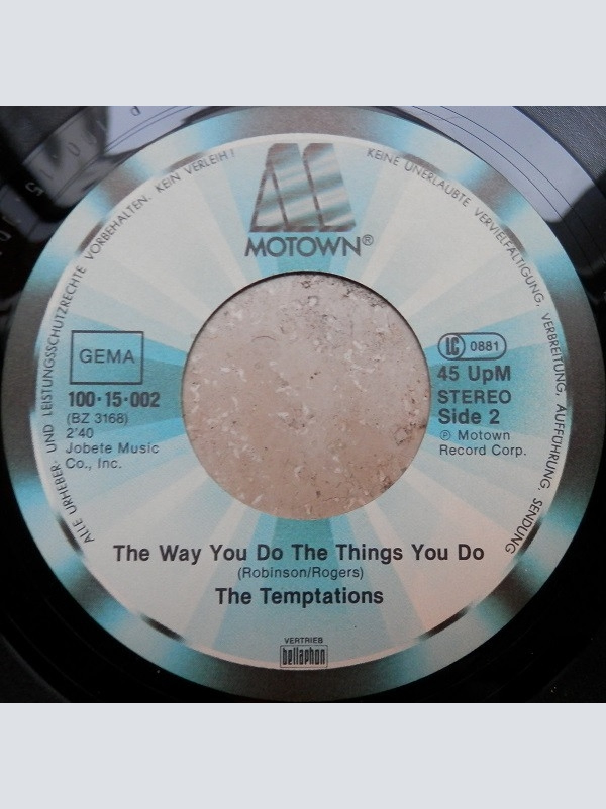 Vinyl / The Temptations - My Girl / The Way You Do The Things You Do