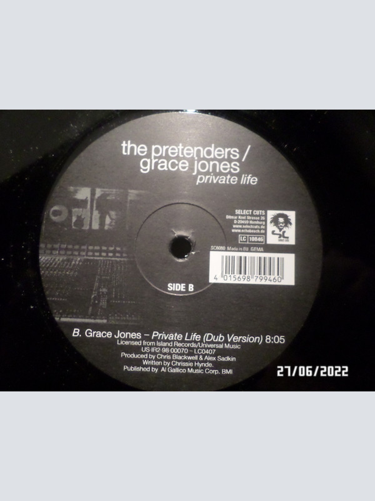 Vinyl / The Pretenders / Grace Jones - Private Life