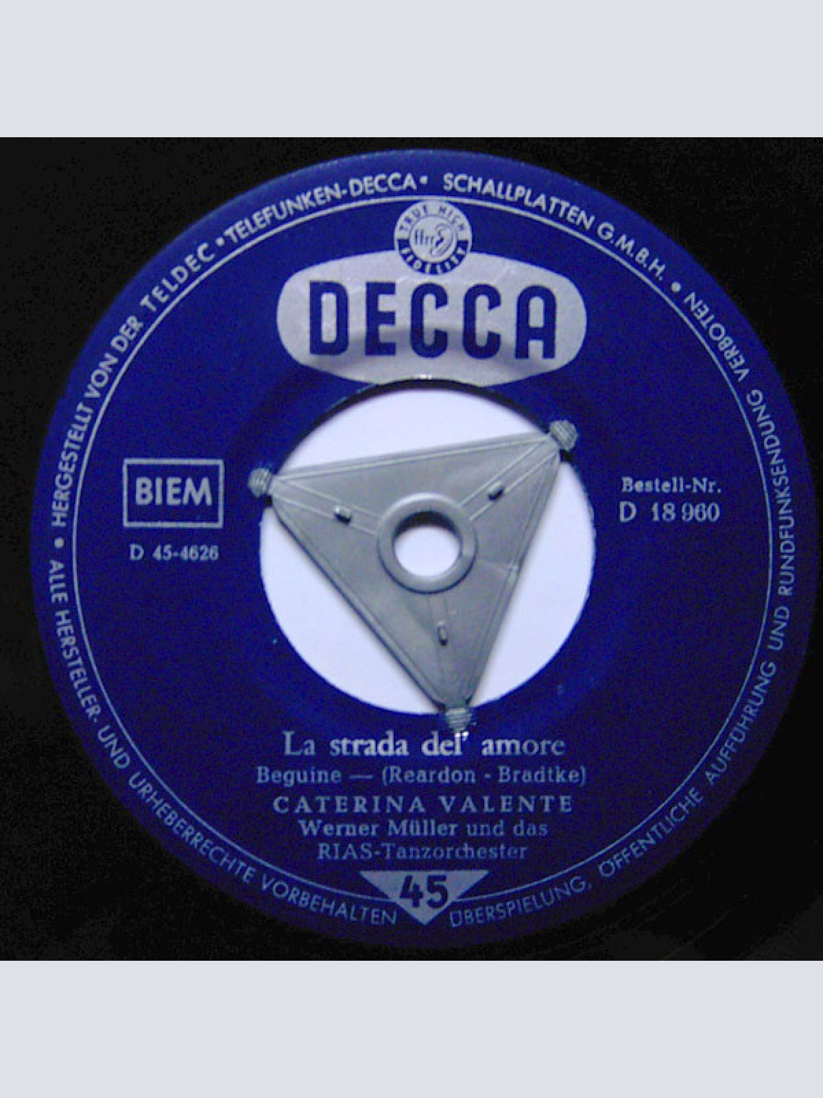 Vinyl / Caterina Valente - Shiralee / La Strada Del' Amore