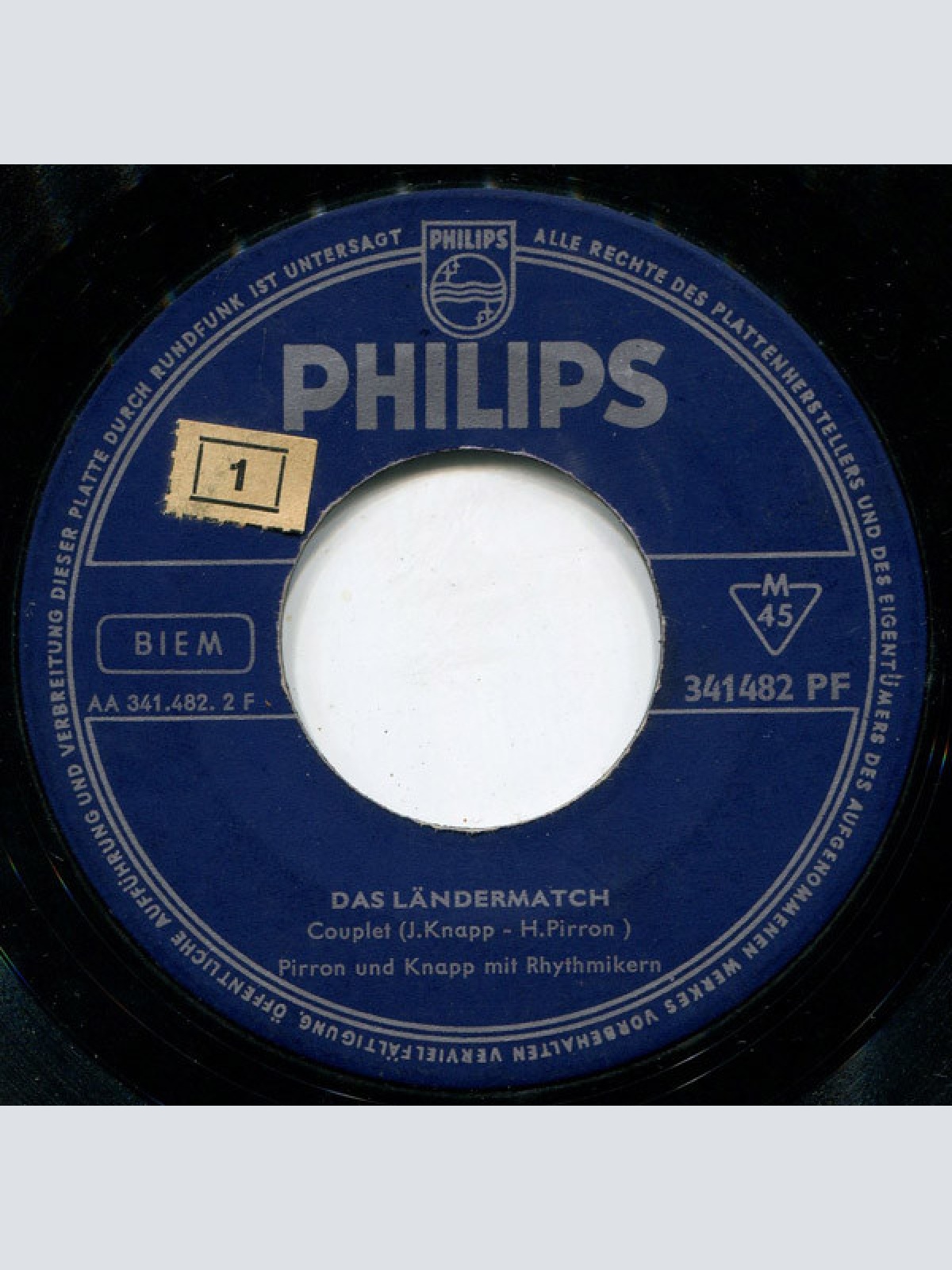 Vinyl / Pirron Und Knapp - Hausmasta Rock / Das Ländermatch