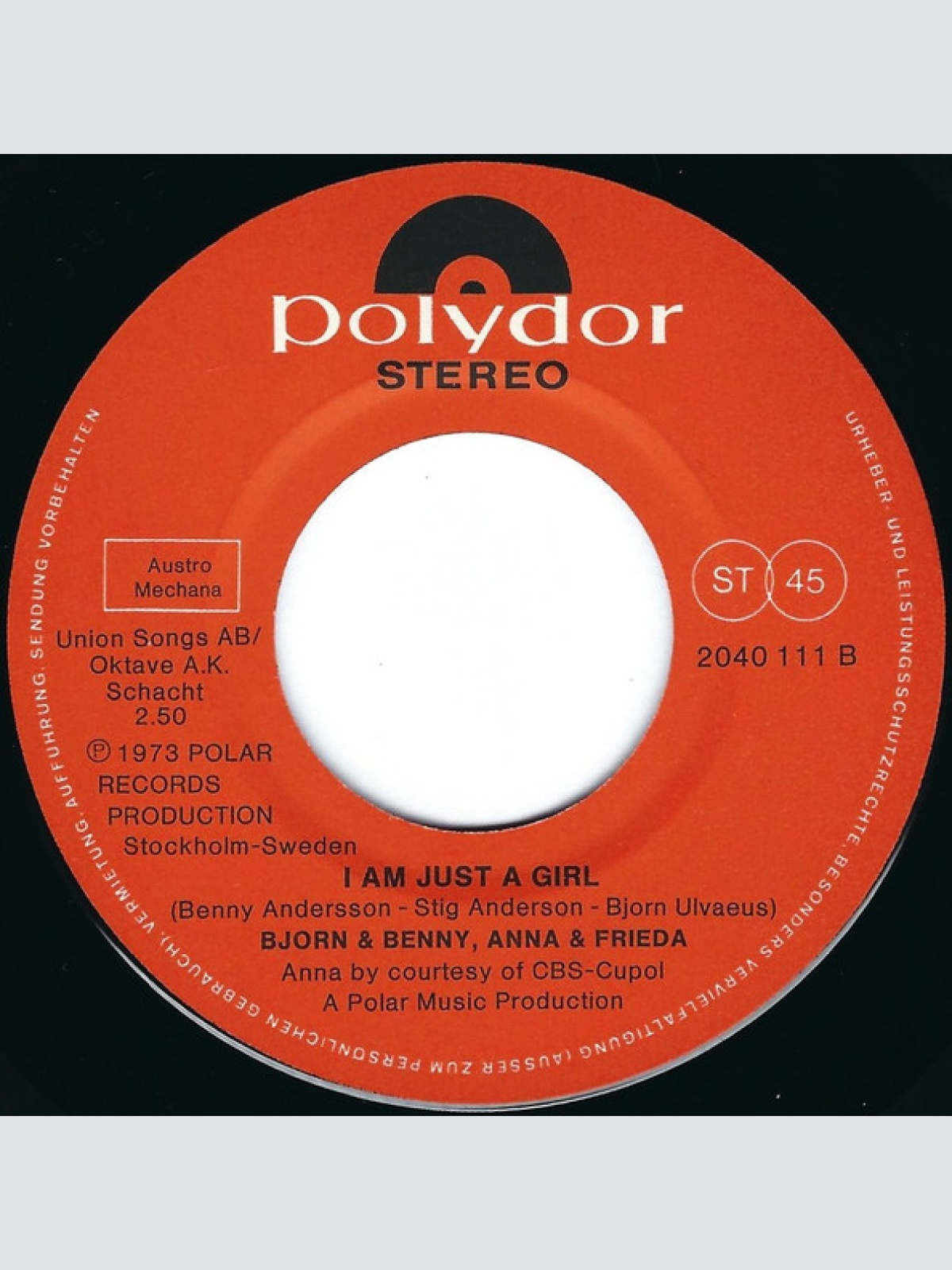 Vinyl / Bjorn & Benny, Anna & Frieda* - Nina, Pretty Ballerina