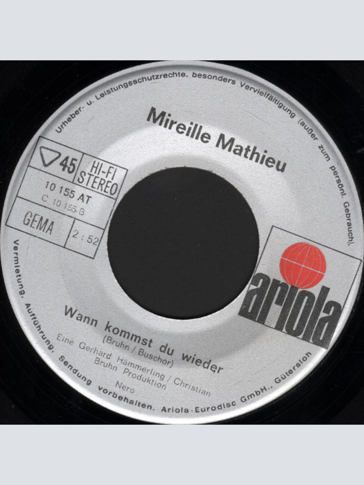 Vinyl / Mireille Mathieu - Der Pariser Tango