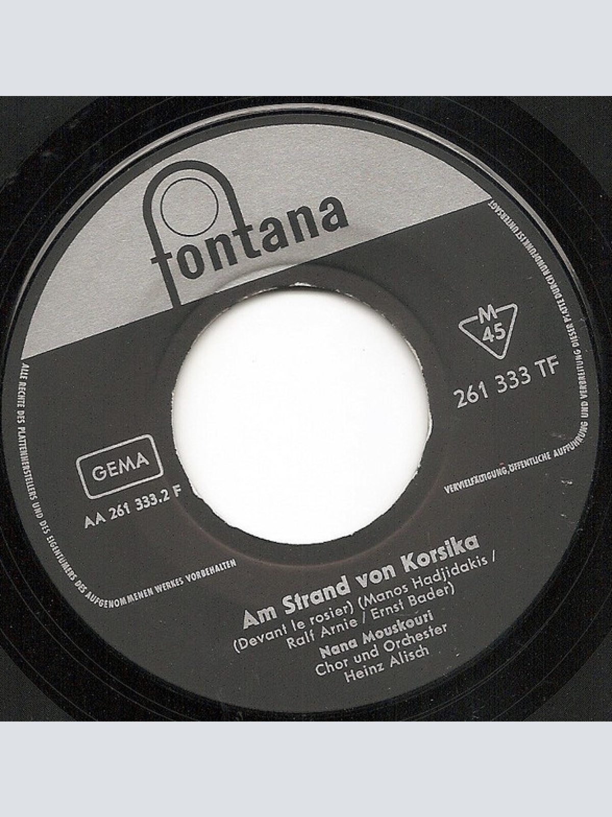 Vinyl / Nana Mouskouri - Was In Athen Geschah