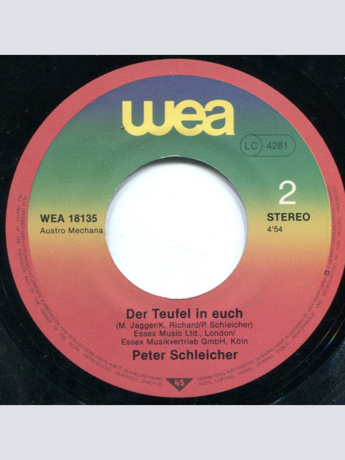 Vinyl / Peter Schleicher - Der Letzte Fetzntandler / Der Teufel In Euch