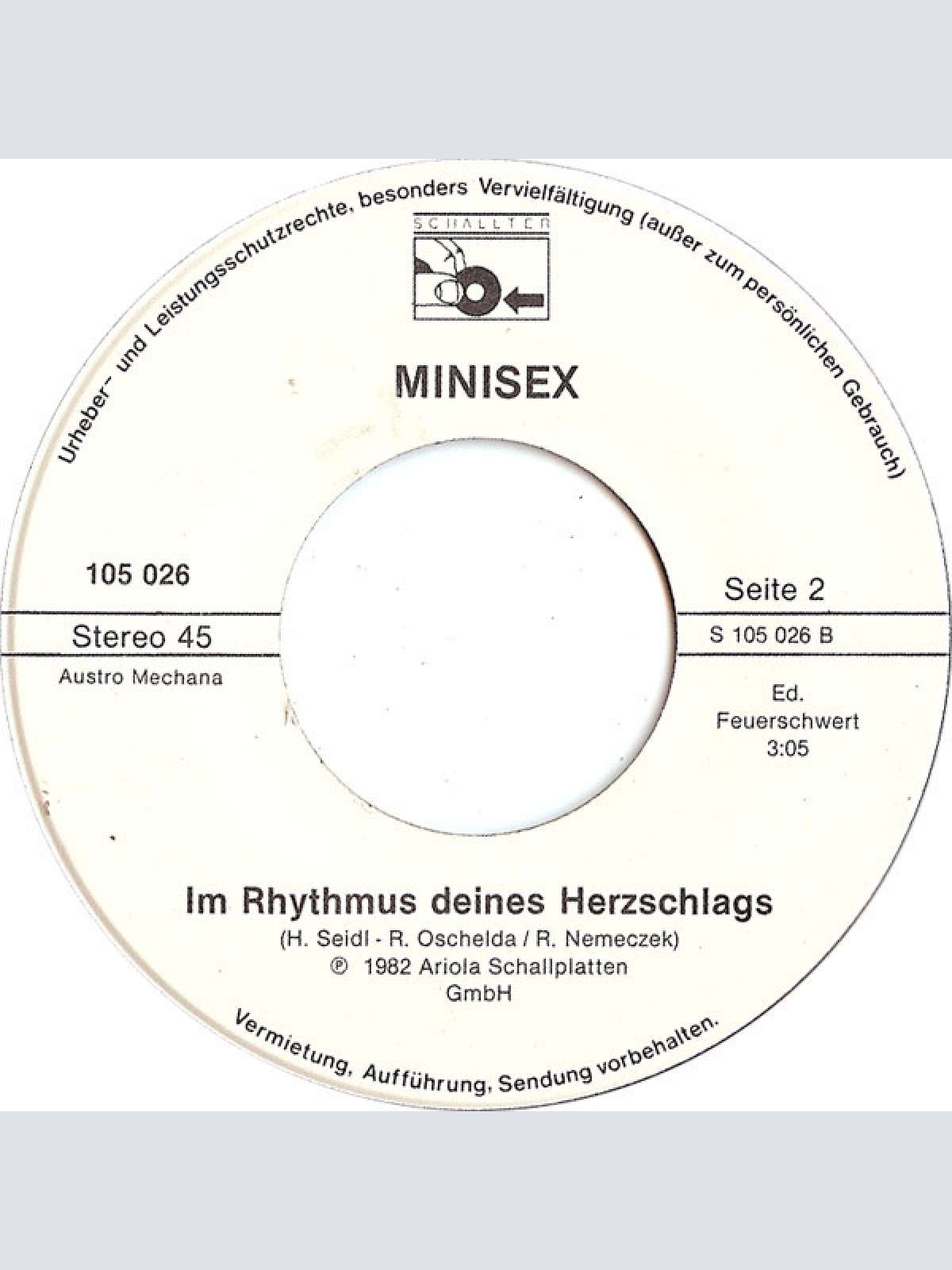 Vinyl / Minisex - Das Alibi