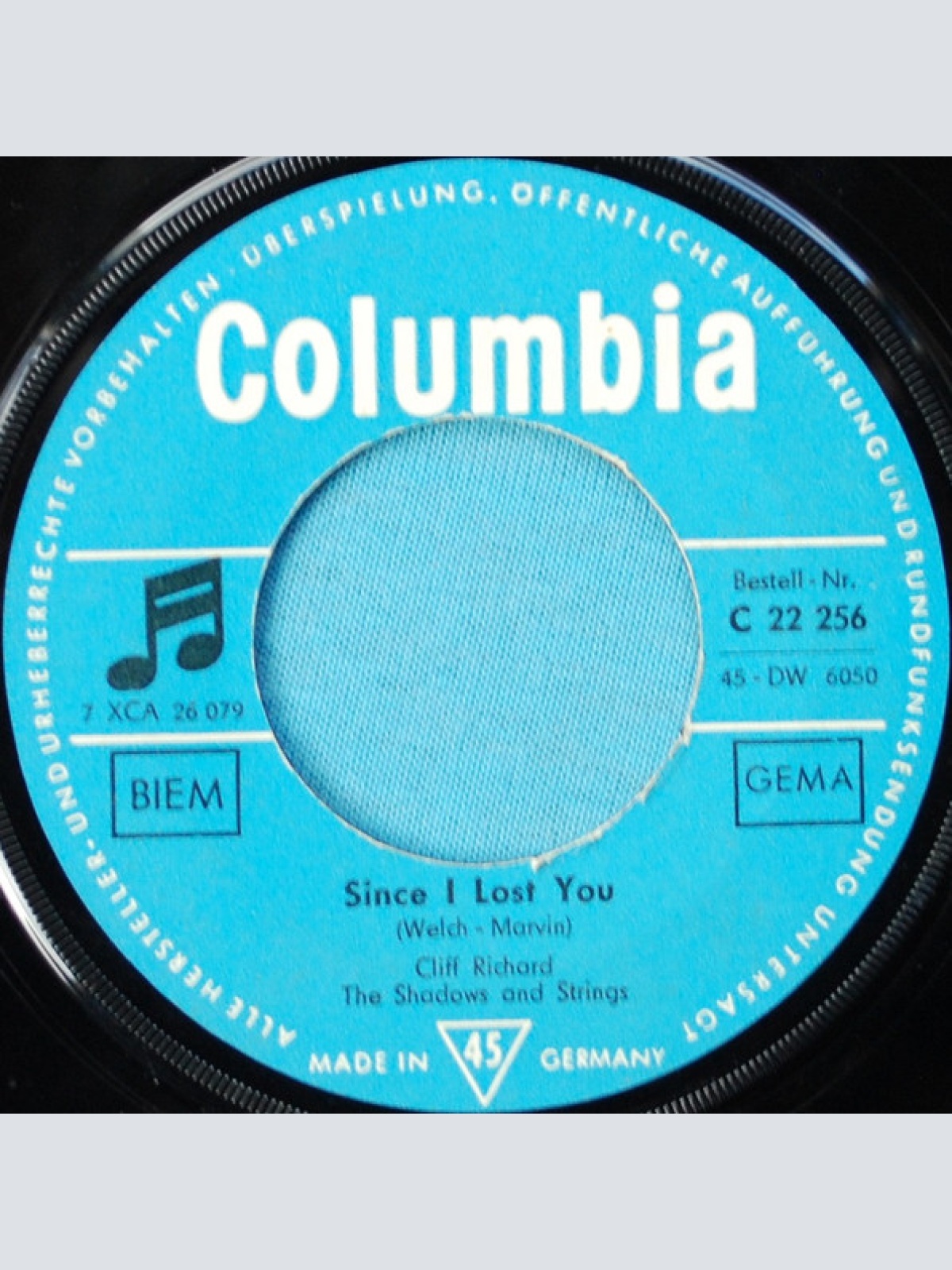 Vinyl / Cliff Richard And The Shadows* - It'll Be Me / Since I Lost You