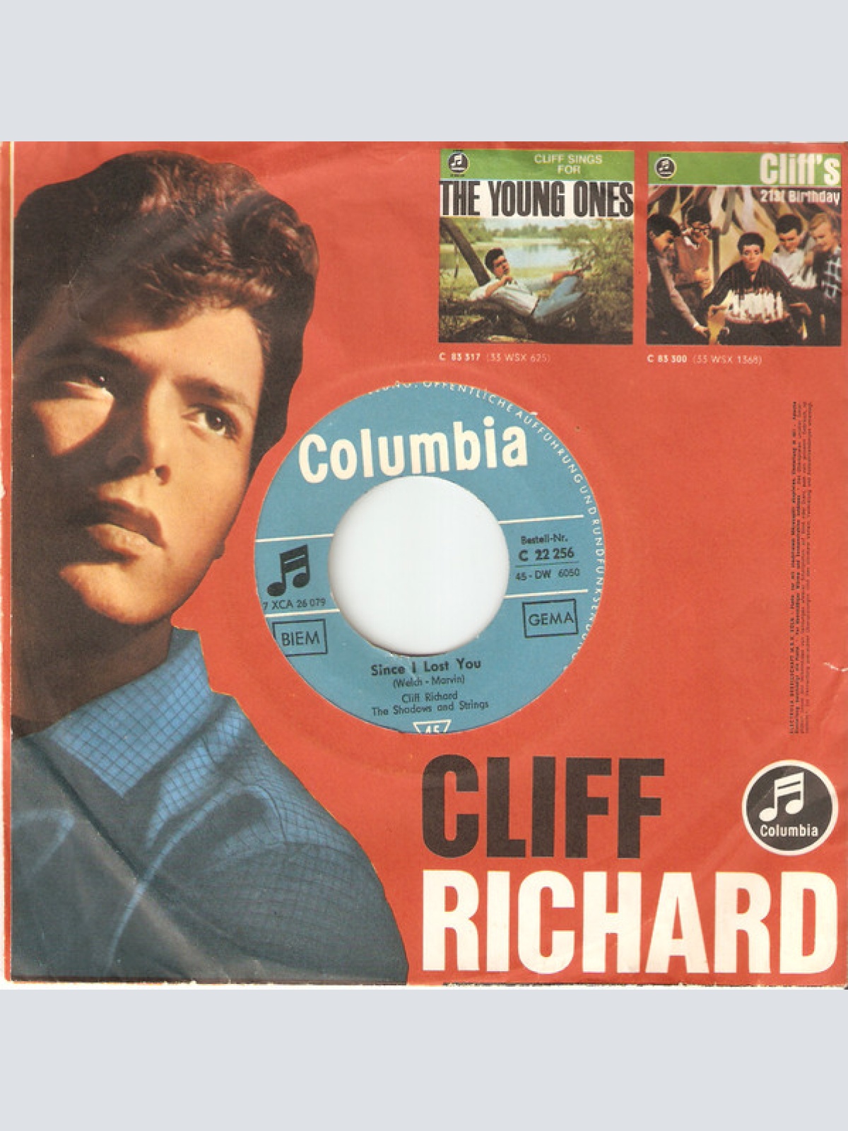 Vinyl / Cliff Richard And The Shadows* - It'll Be Me / Since I Lost You