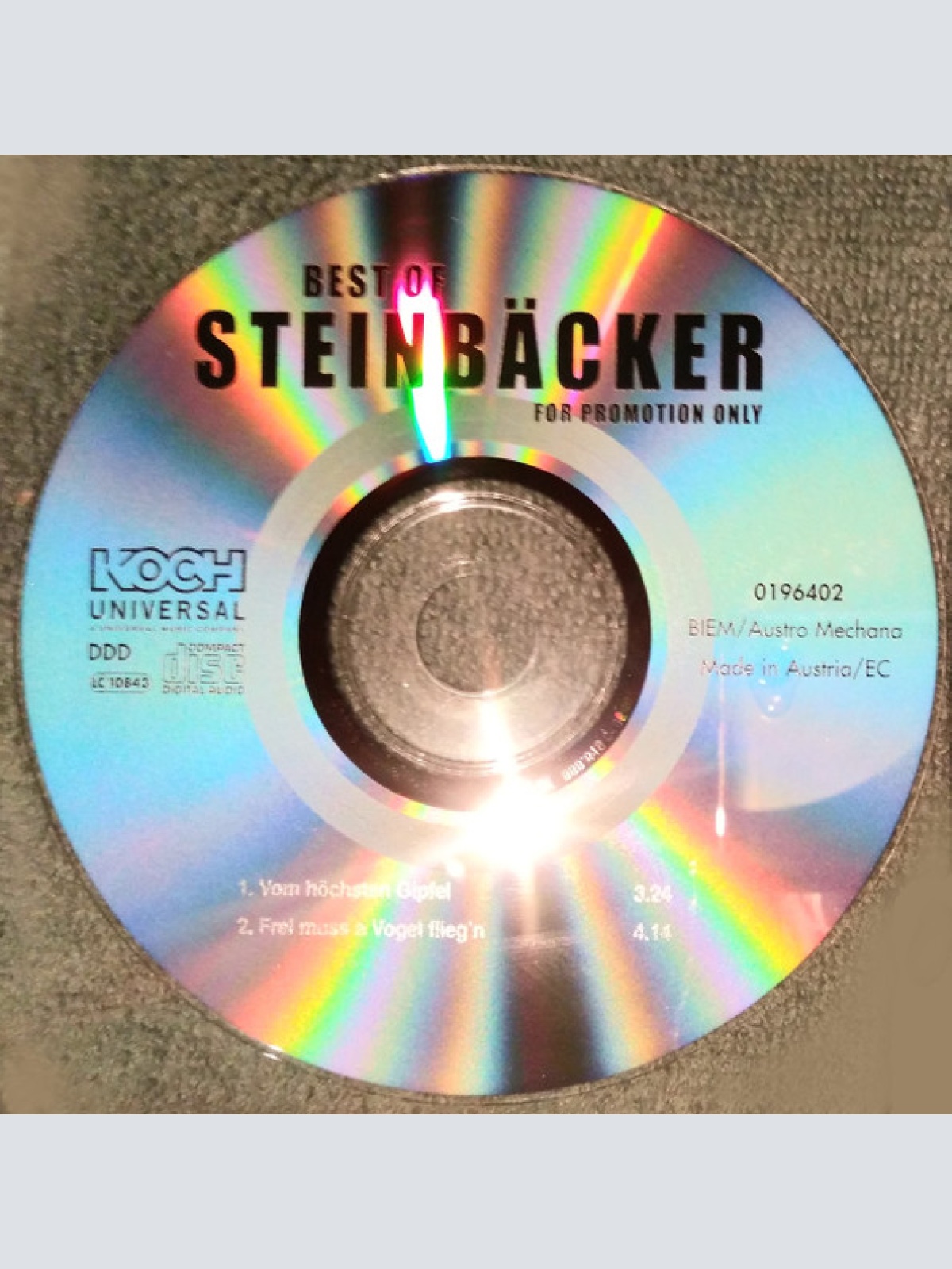 CD / Steinbäcker* - Vom Höchsten Gipfel