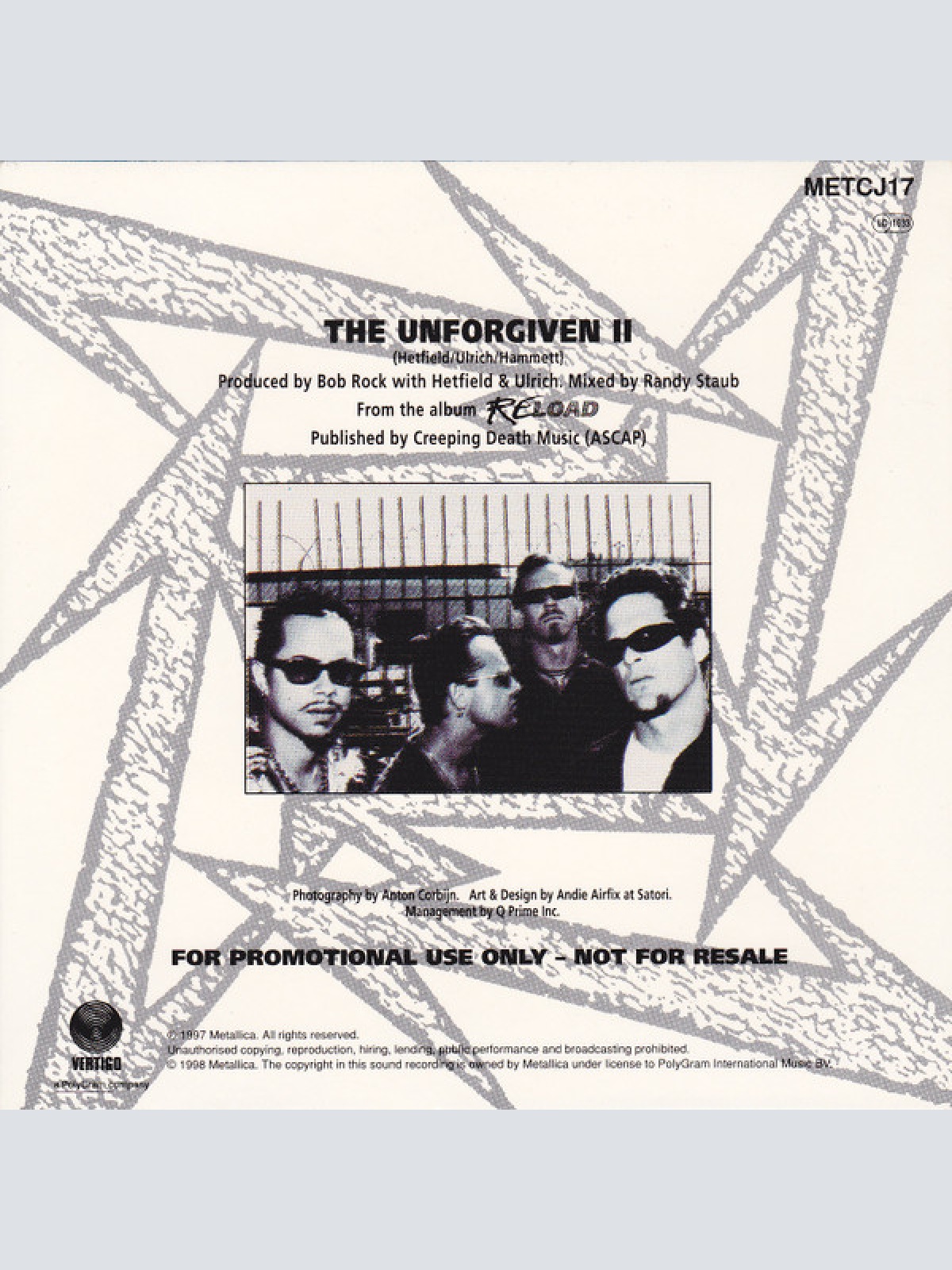 CD / Metallica - The Unforgiven II