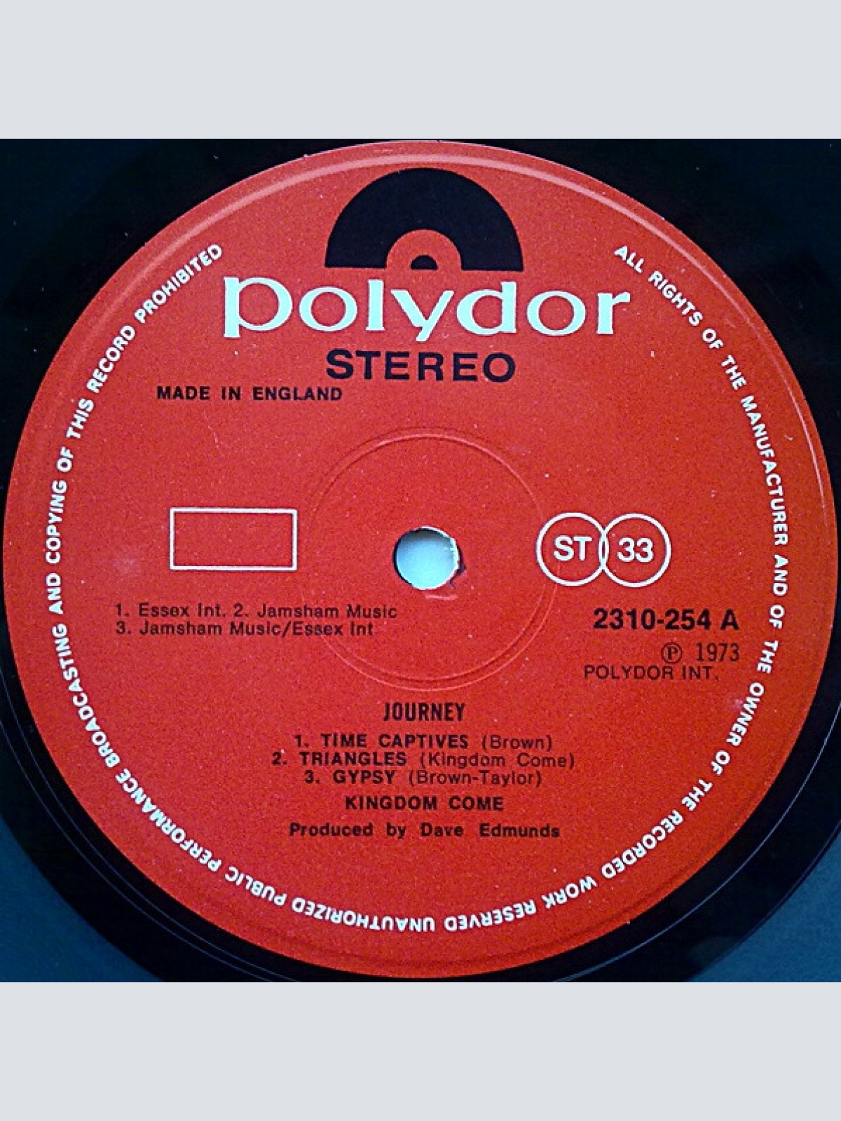 Vinyl / Kingdom Come* - Journey