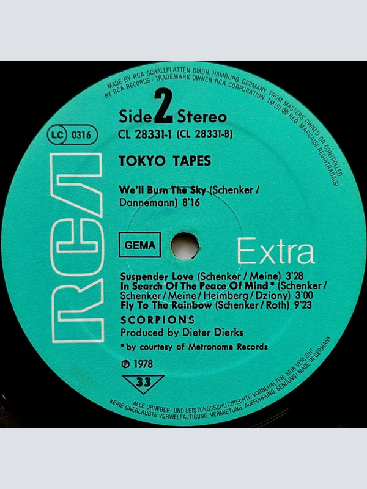 Vinyl / Scorpions - Tokyo Tapes