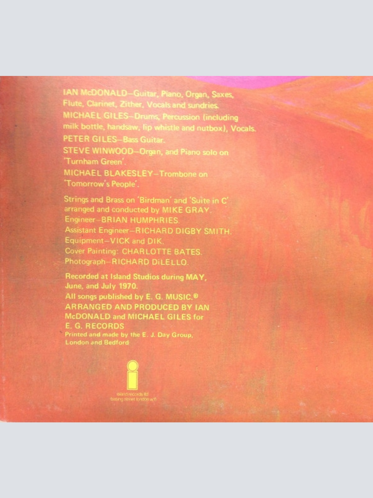 Vinyl / McDonald And Giles* - McDonald And Giles