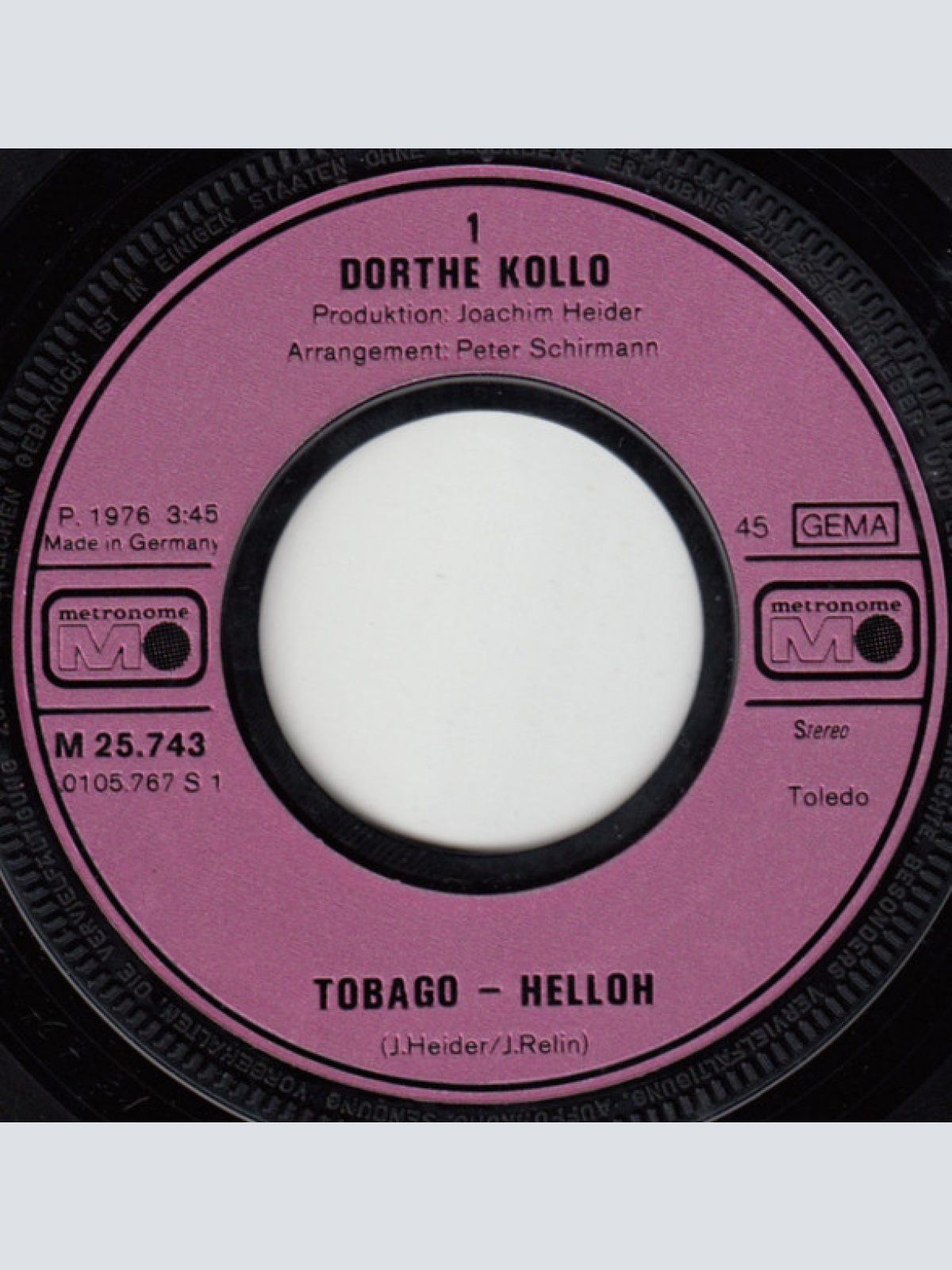 Vinyl / Dorthe* - Tobago-Helloh
