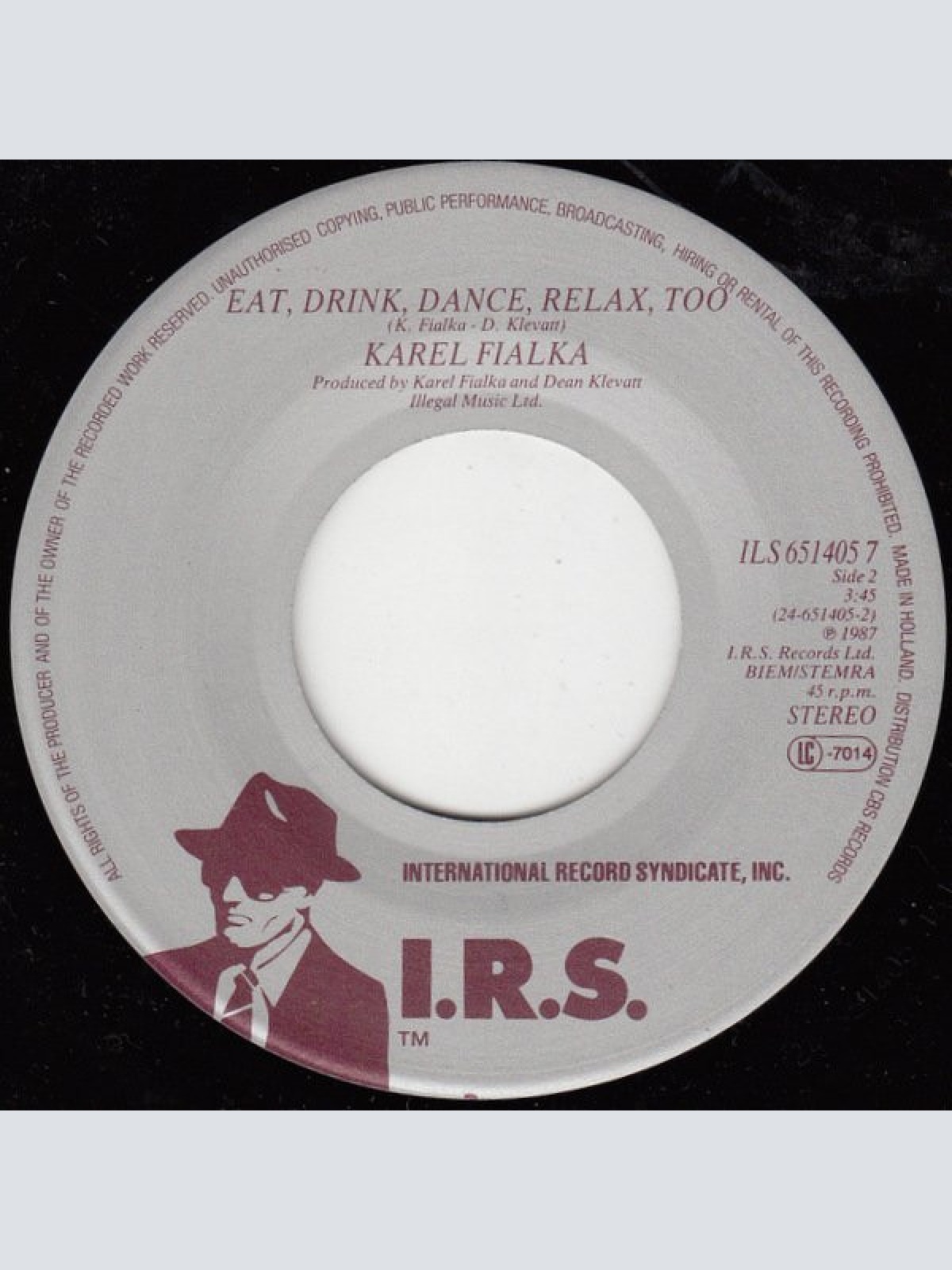 Vinyl / Karel Fialka - Eat, Drink, Dance, Relax