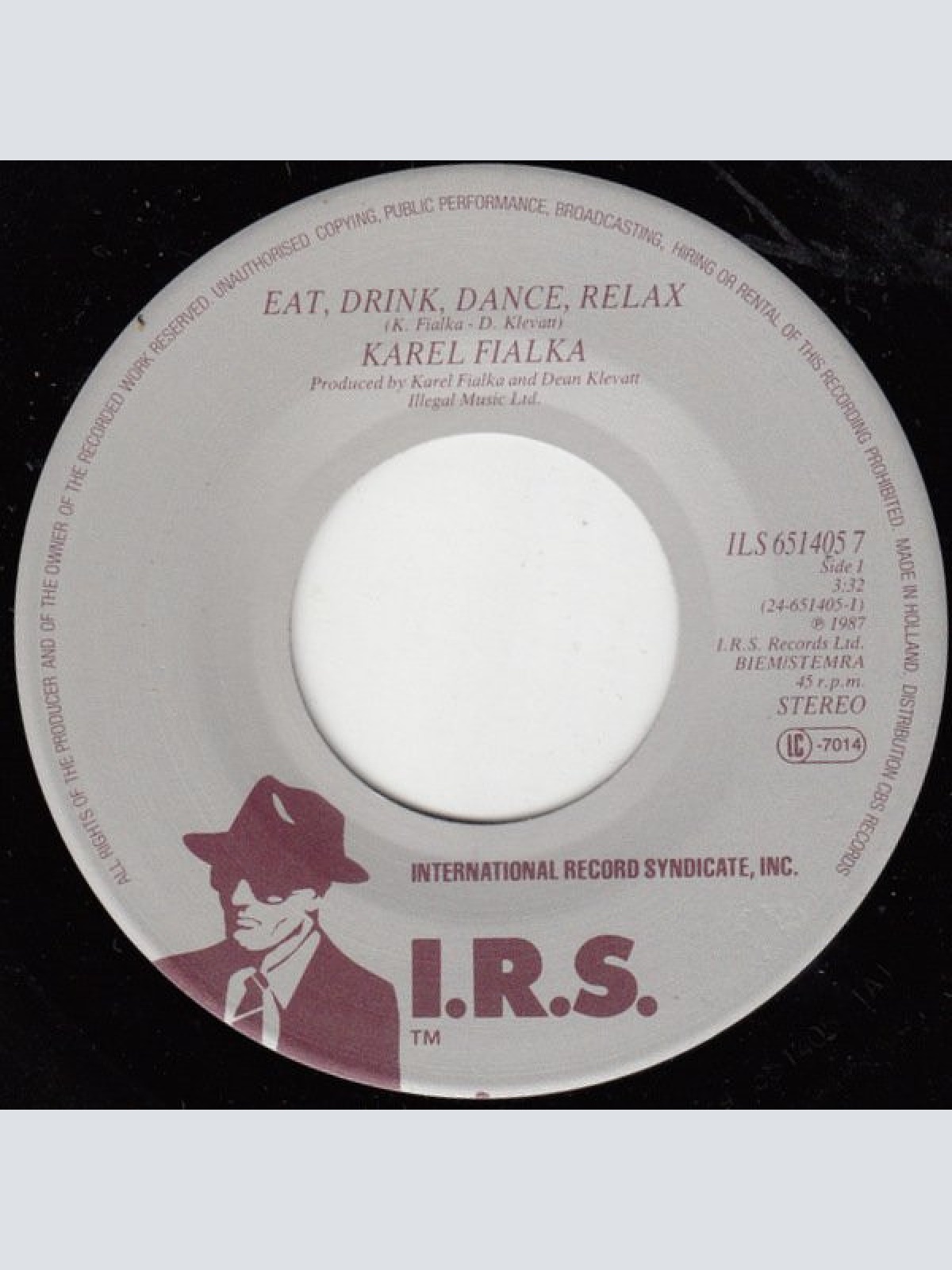 Vinyl / Karel Fialka - Eat, Drink, Dance, Relax