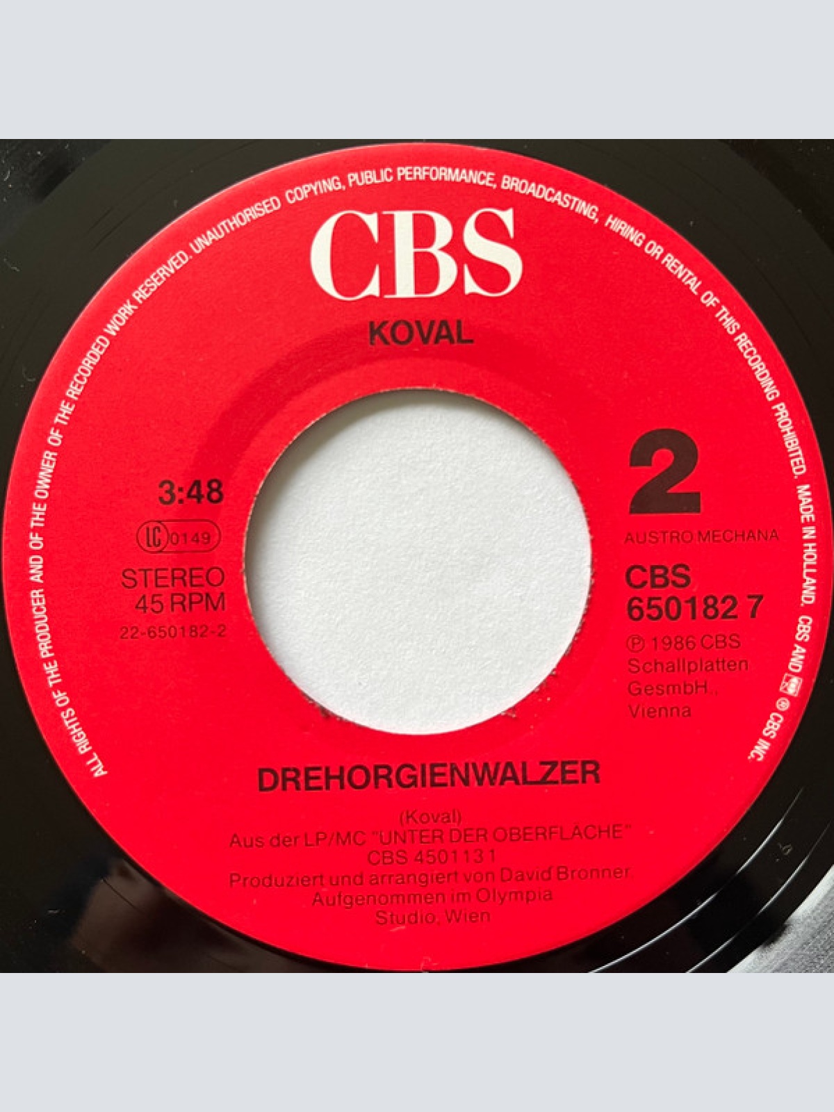 Vinyl / Koval* - Genosse Graiffer