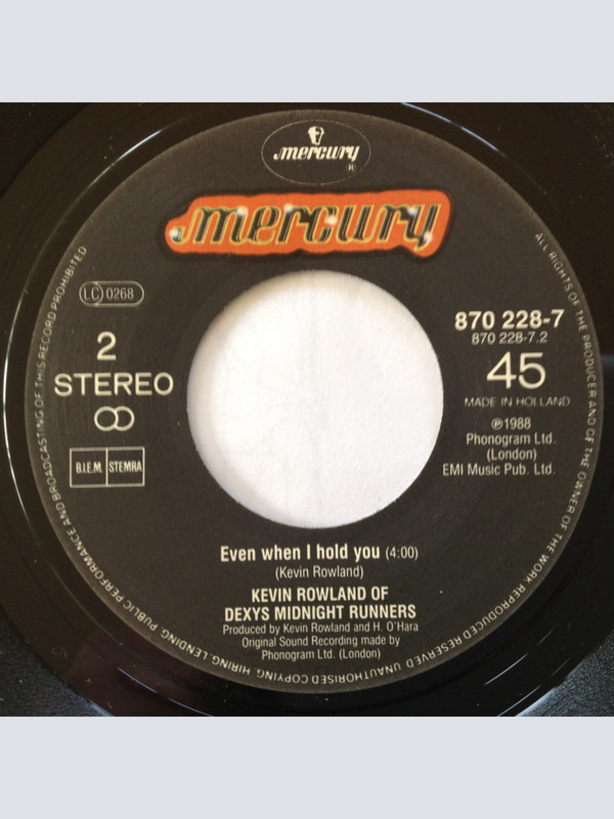 Vinyl / Kevin Rowland - Walk Away